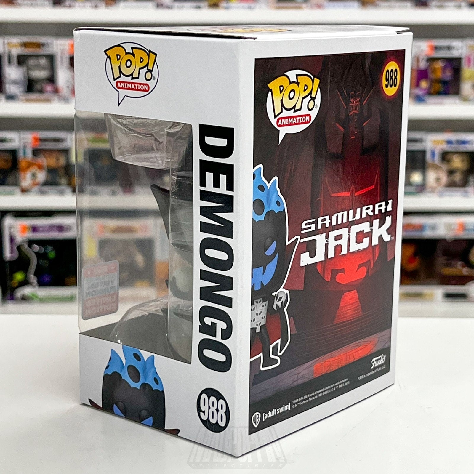 Funko Pop Animation Samurai Jack Demongo FunKon 2021 988 Soul Collector Figure