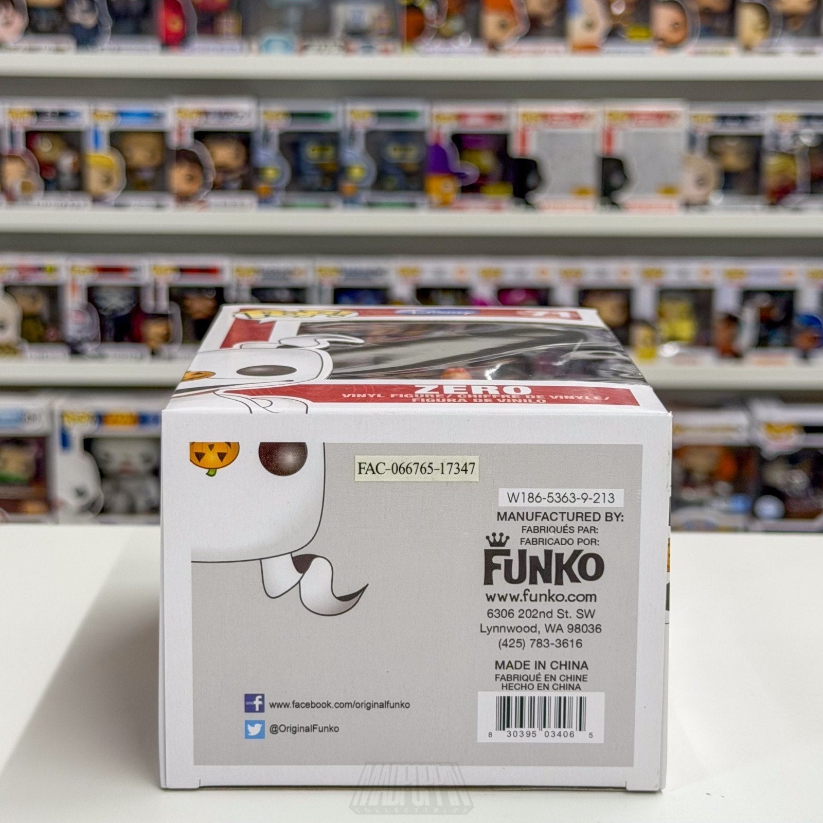 Funko Pop Disney Nightmare Before Christmas NBC Zero 71 Jacks Pet Ghost Dog Toy