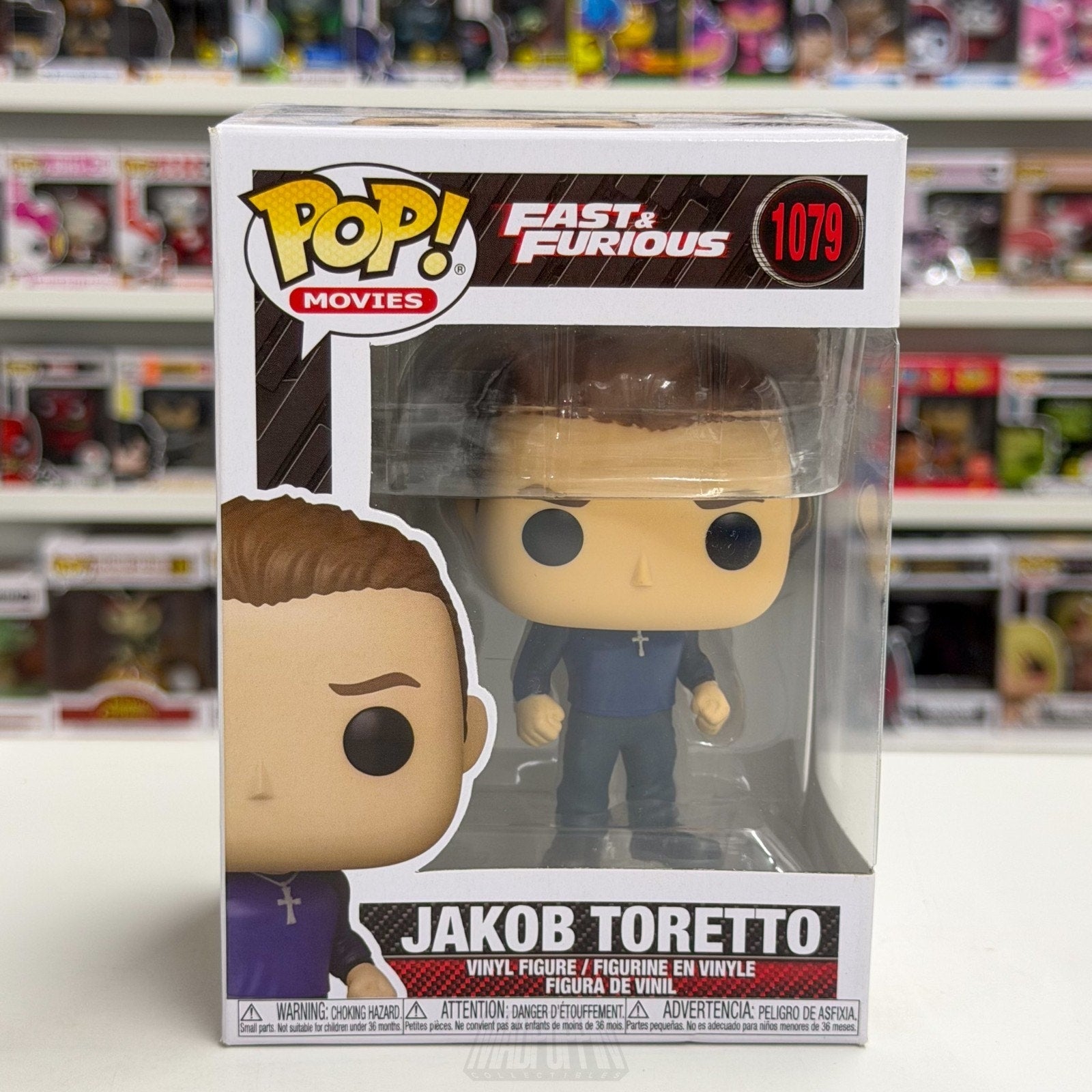 Funko Pop Movies Fast & Furious Jakob Toretto 1079 Toy Drag Racing Vinyl Figure