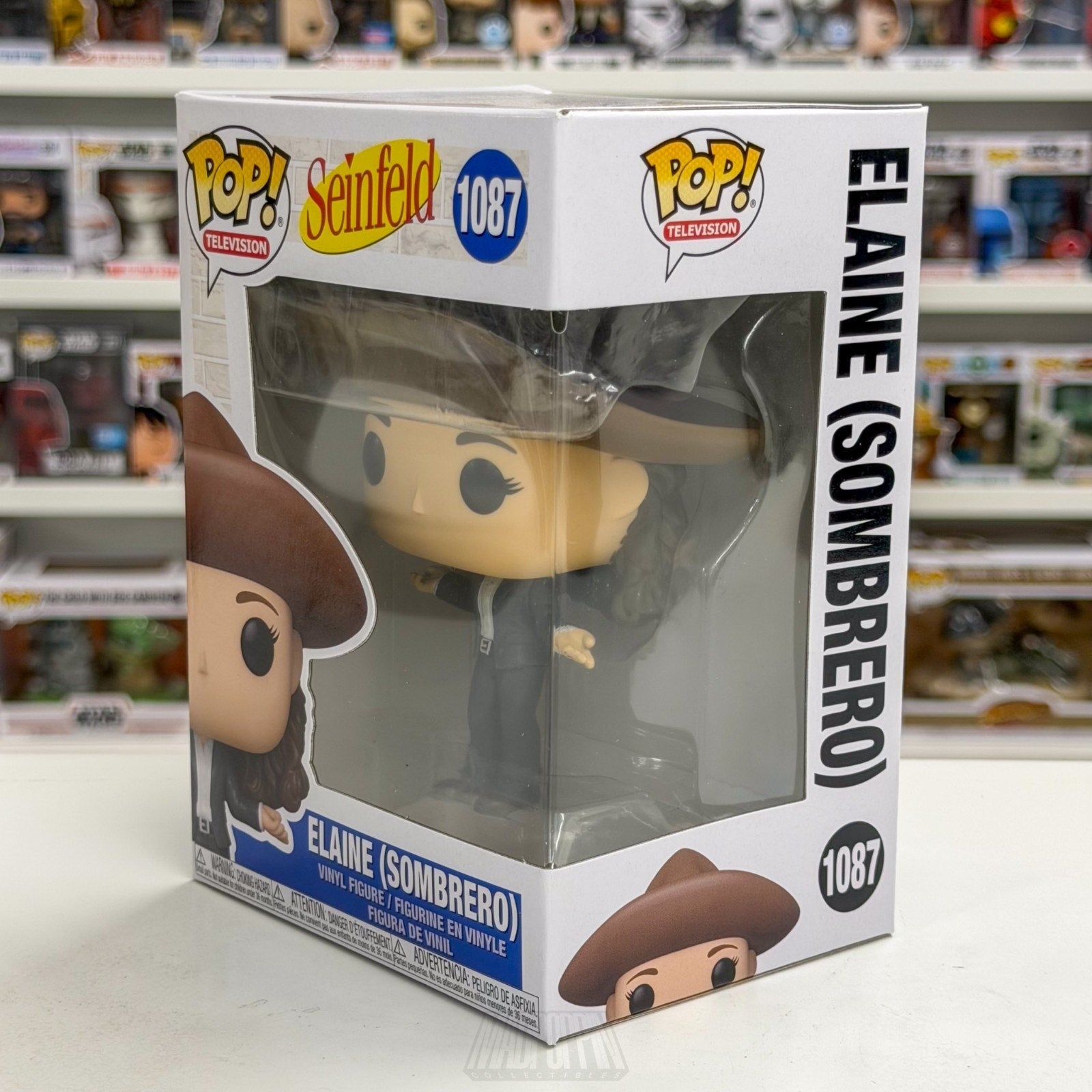 Funko Pop TV Seinfeld Elaine Benes Sombrero 1087 Comedy Sitcom Toy Vinyl Figure