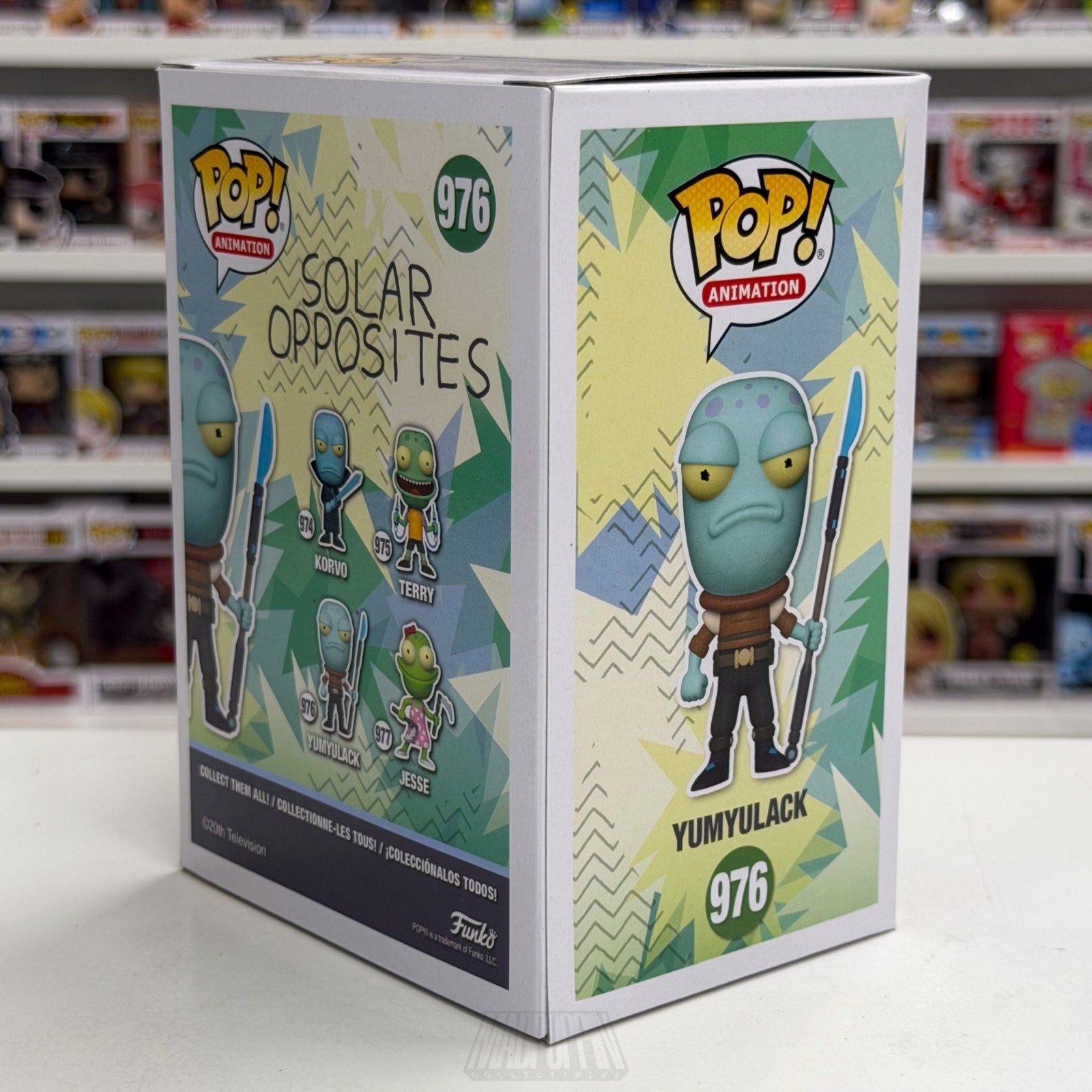 Funko Pop Animation Solar Opposites Yumylack 976 TV Alien Family Vinyl Figure
