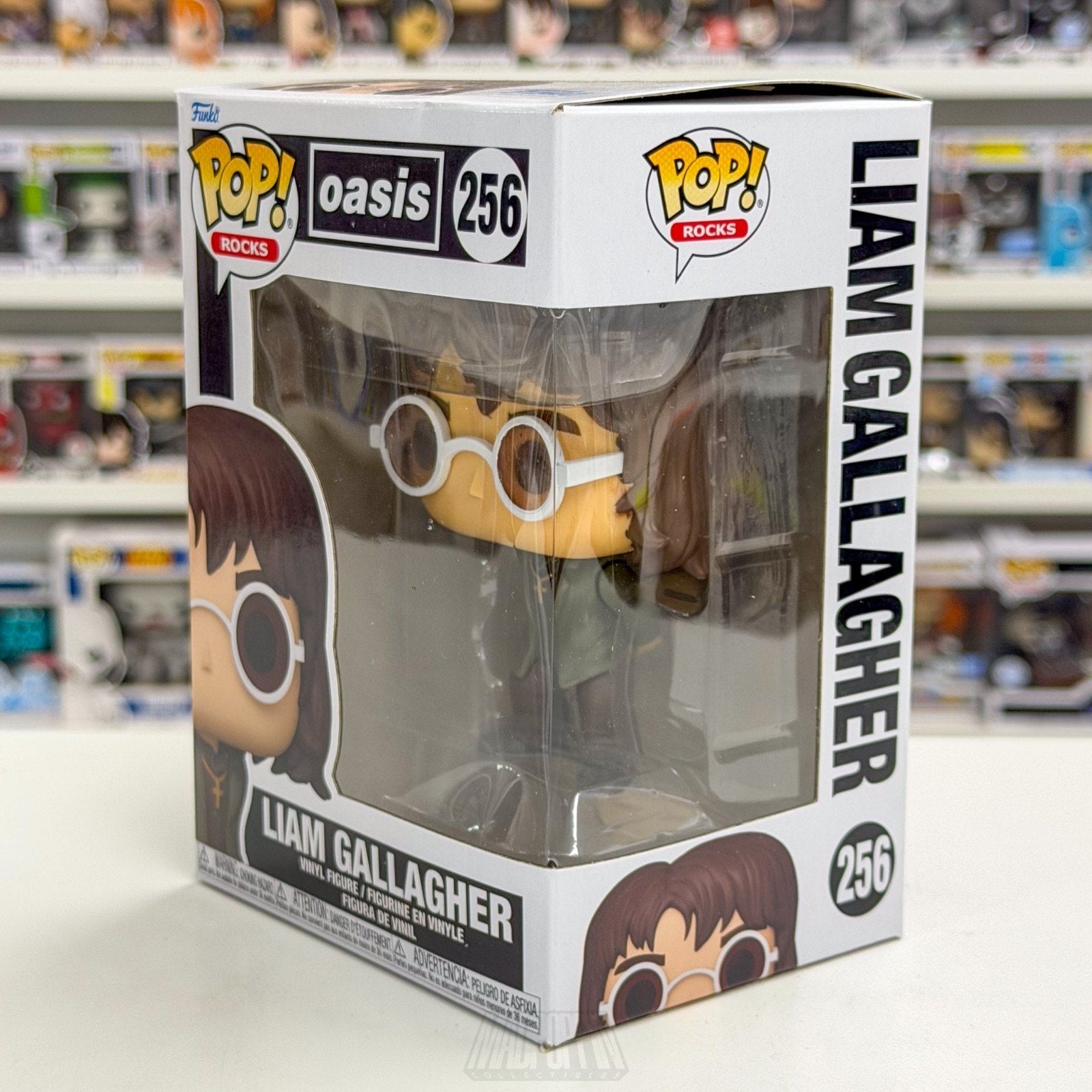 Funko Pop Rocks Oasis Liam Gallagher 256 British English Band Toy Vinyl Figure