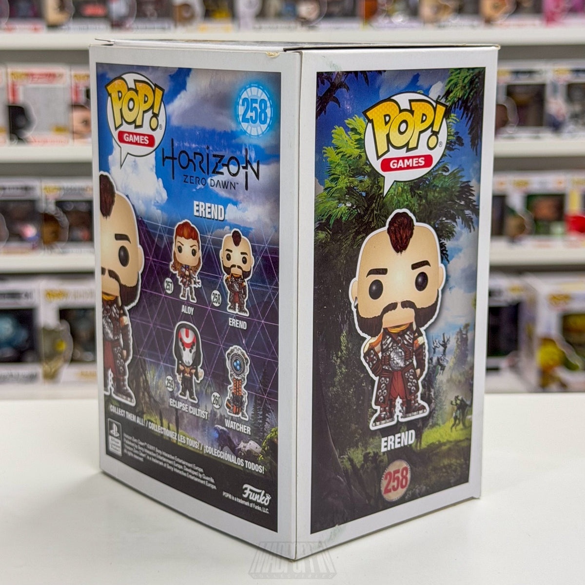 Funko Pop Video Games Horizon Zero Dawn Erend Vanguardsman 258 Toy Vinyl Figure