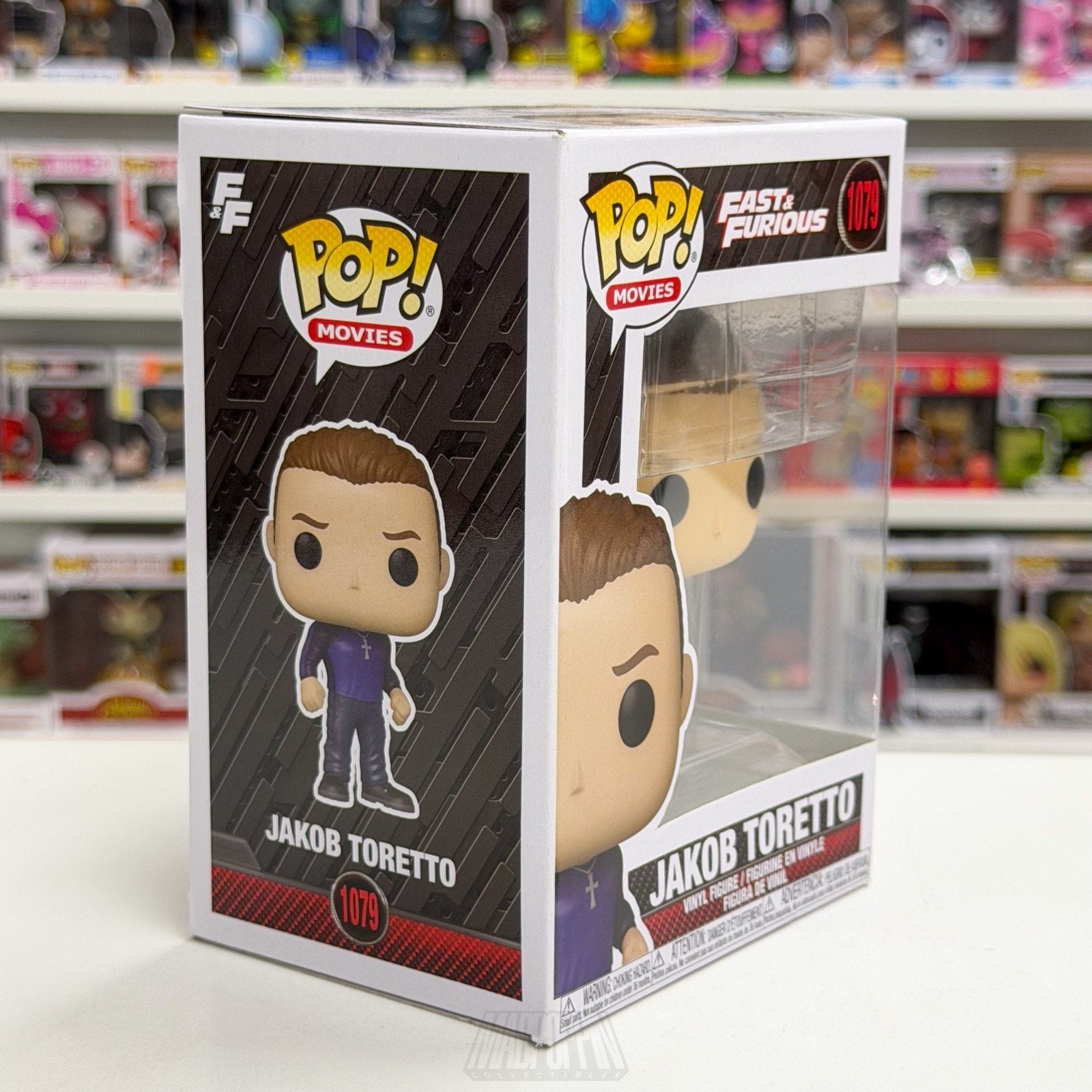 Funko Pop Movies Fast & Furious Jakob Toretto 1079 Toy Drag Racing Vinyl Figure