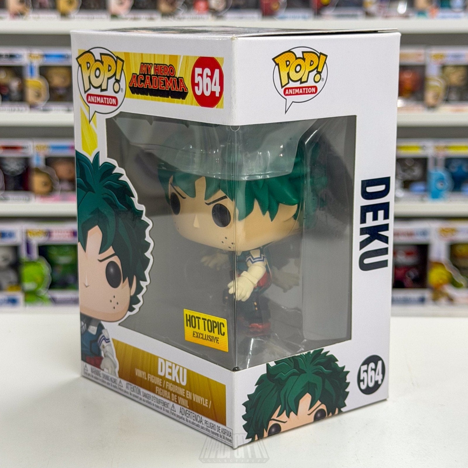 Funko Pop Anime My Hero Academia Deku Hot Topic 564 Japan Manga Toy Vinyl Figure