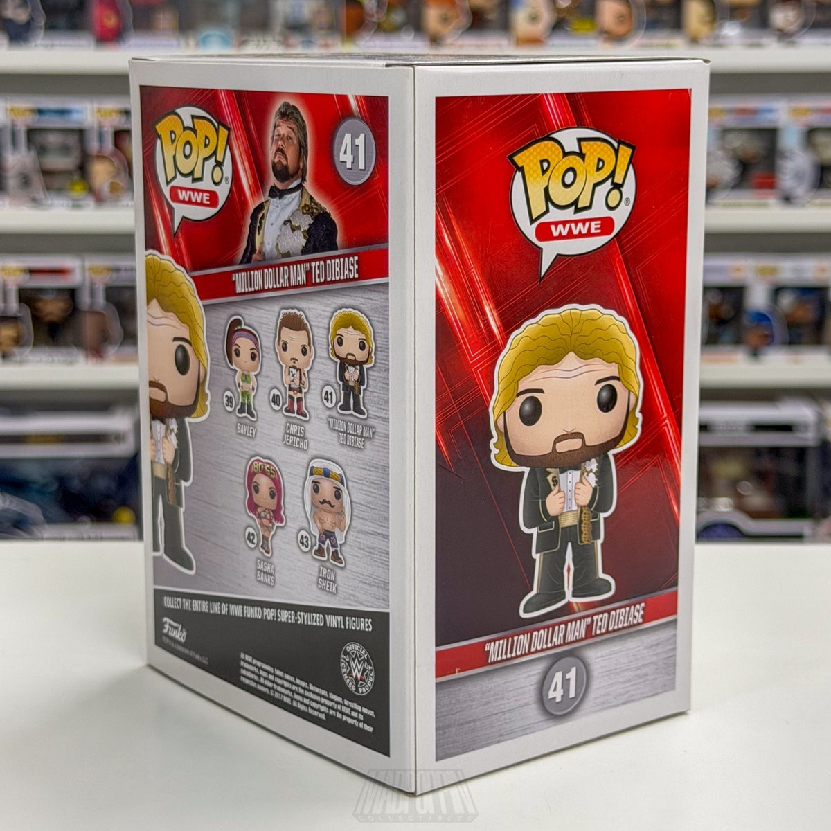 Funko Pop WWE Million Dollar Man Ted DiBiase 41 WWF Wrestling Toy Vinyl Figure