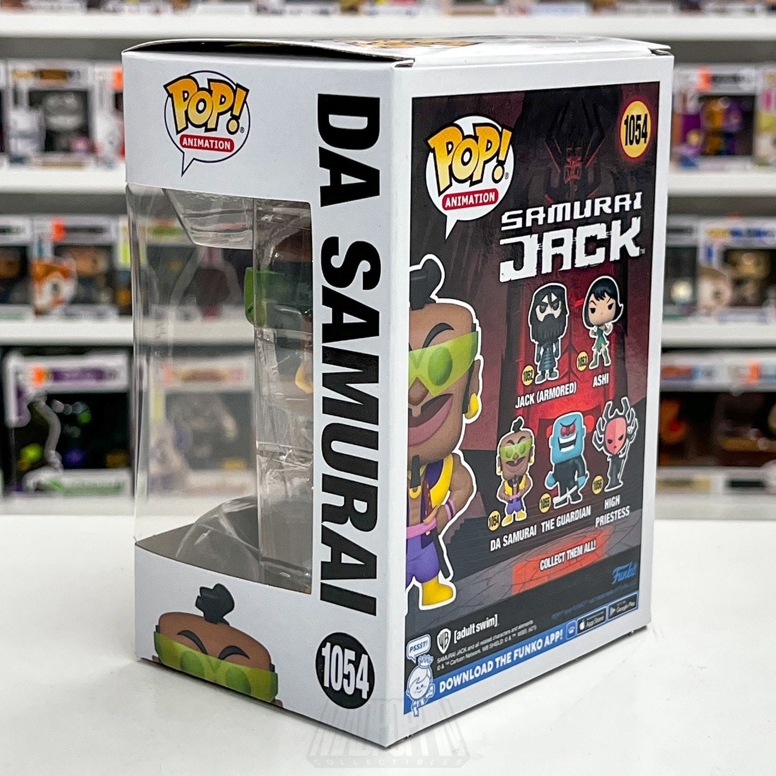 Funko Pop Animation Samurai Jack Da Samurai 1054 Vinyl Figure Cartoon Network