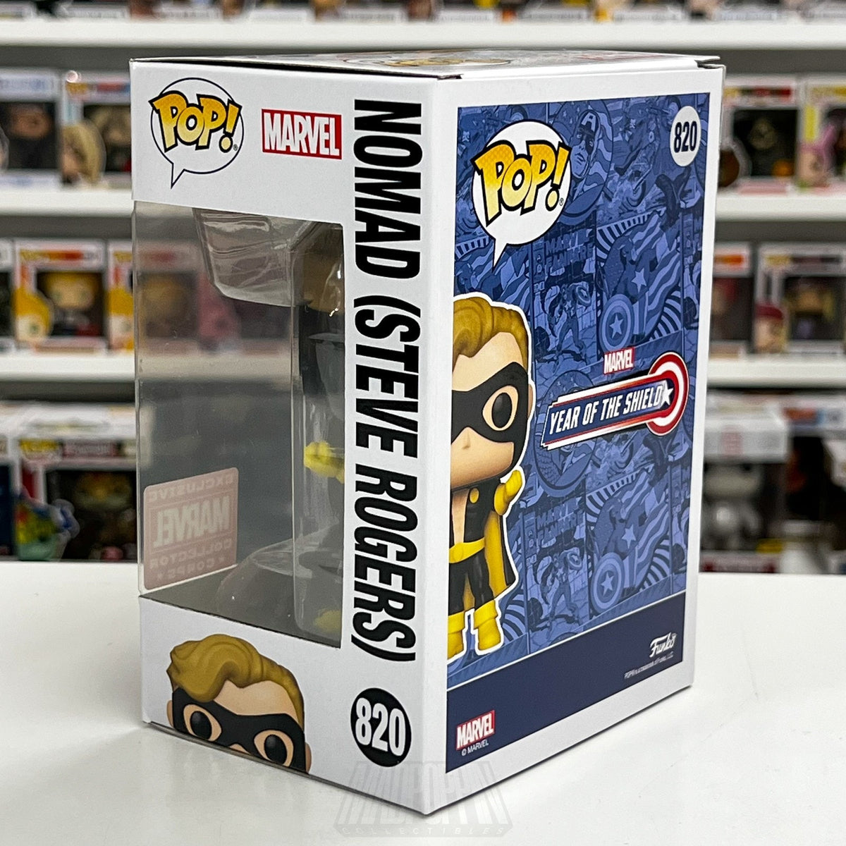Funko Pop Marvel Collector Corps Nomad Steve Rogers 820 Captain America Figure