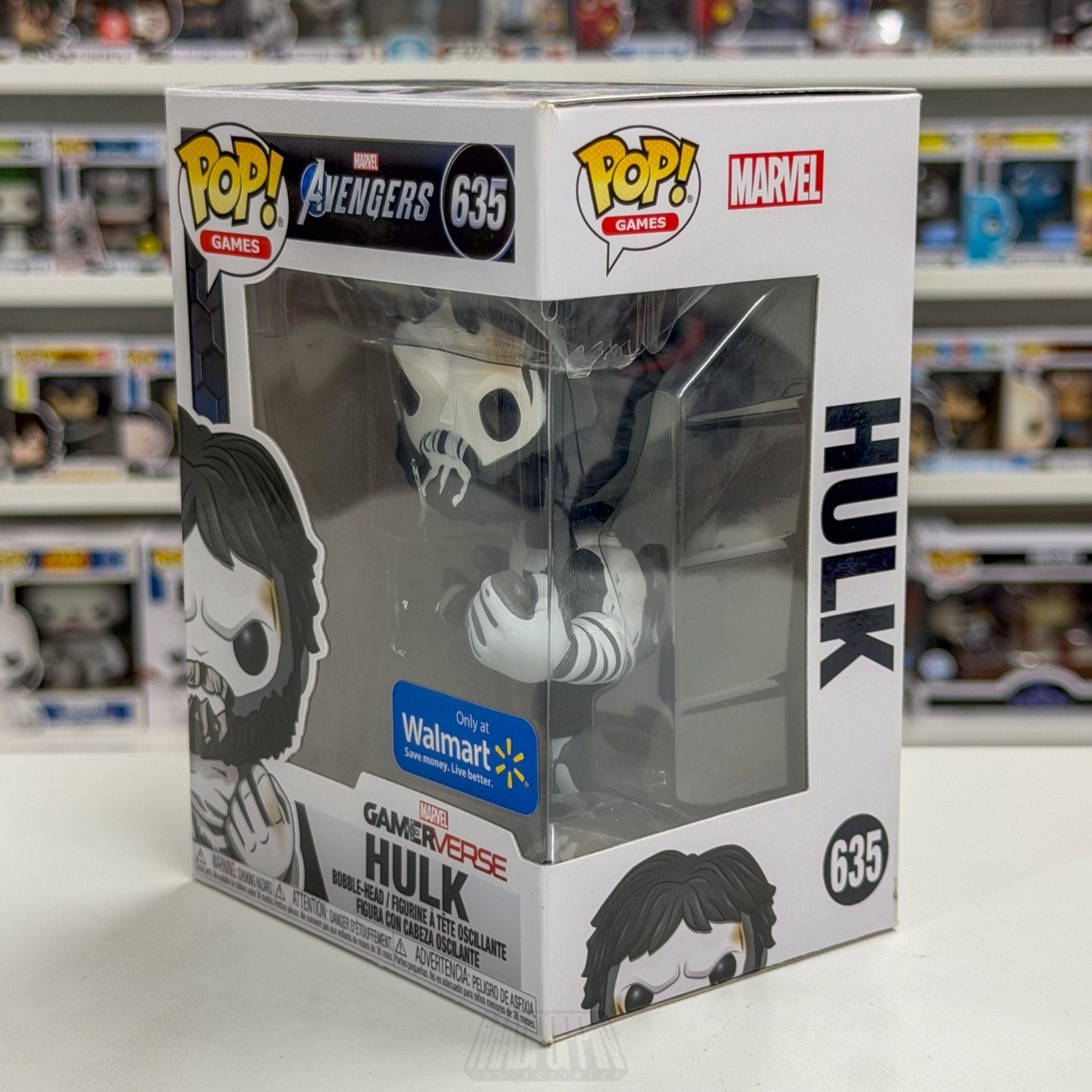 Funko Pop Marvel Gamerverse Avengers Hulk Skeleton Walmart 635 Toy Vinyl Figure