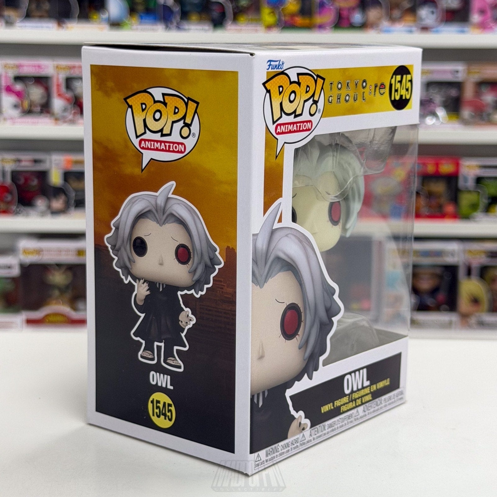 Funko Pop Anime Tokyo Ghoul:re Owl Seidou Takizawa 1545 Japan Manga Vinyl Figure