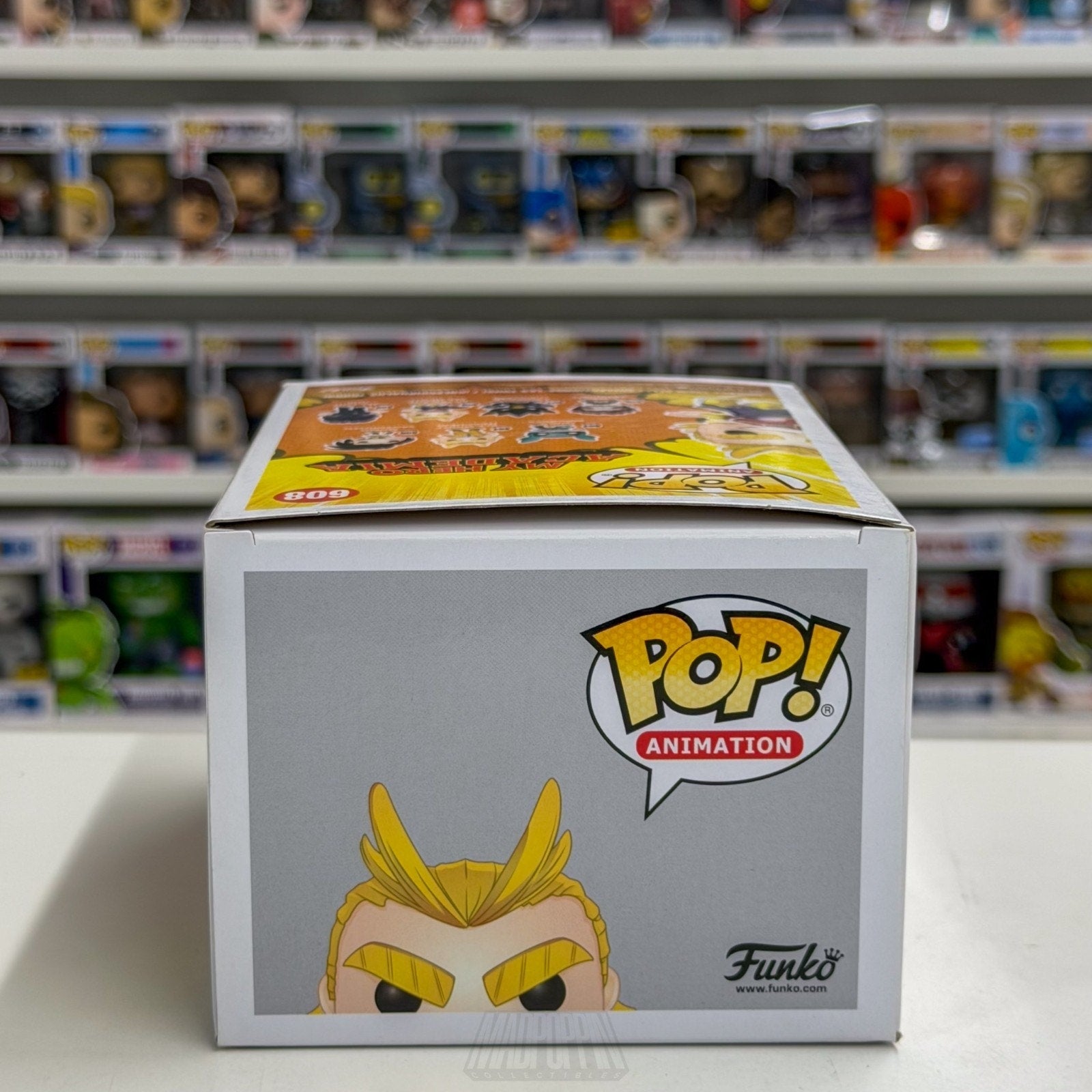 Funko Pop Anime My Hero Academia Silver Age All Might Metallic Barnes Noble 608