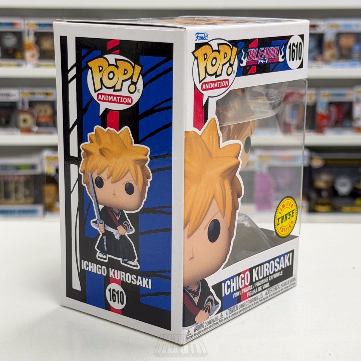Funko Pop Anime Bleach Ichigo Kurosaki Metallic Chase 1610 Manga Vinyl Figure