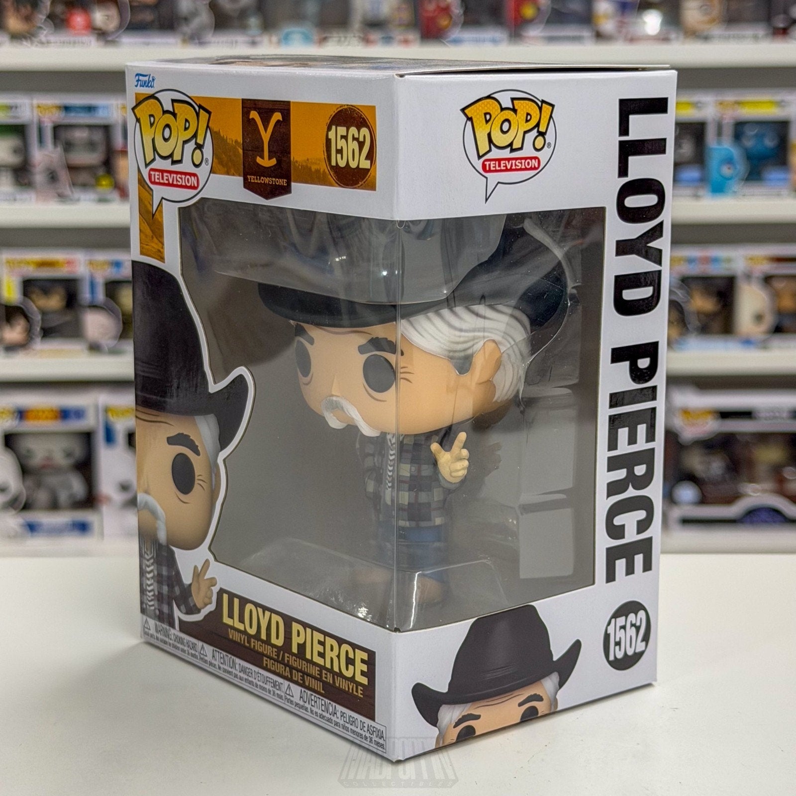 Funko Pop TV Yellowstone Lloyd Pierce 1562 Neo Western Drama Show Vinyl Figure