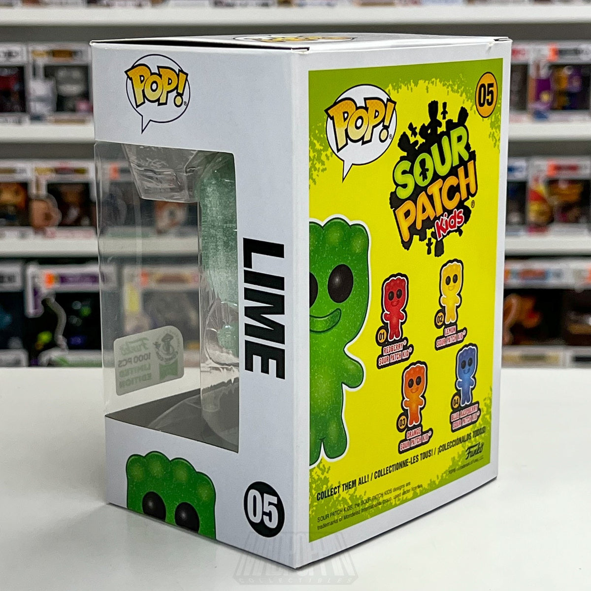 Funko Pop Lime Sour Patch Kid 05 ECCC 2024 Emerald City Comic Con 1000 PCS Candy