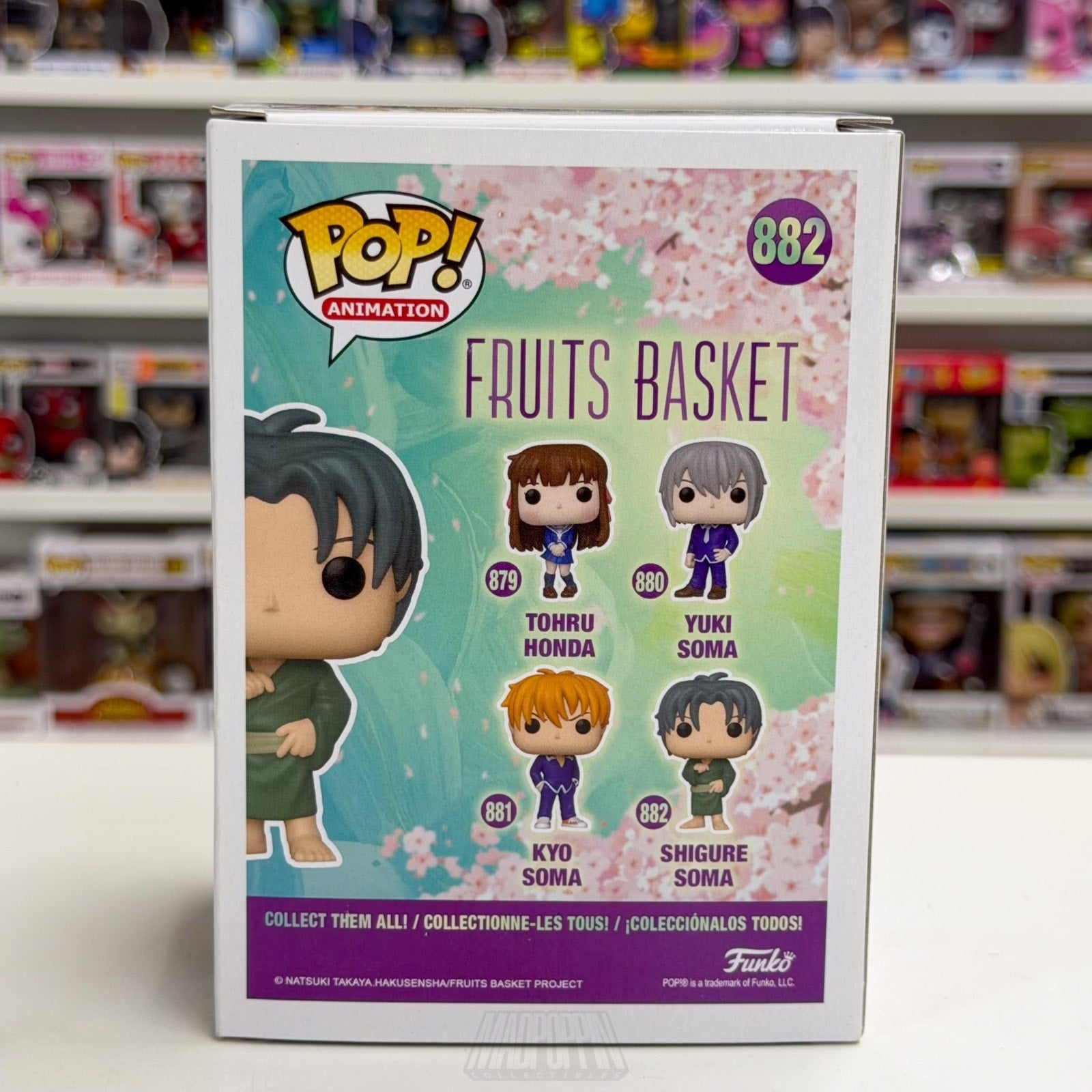 Funko Pop Anime Fruits Basket Shigure Soma 882 Supernatural Manga Vinyl Figure