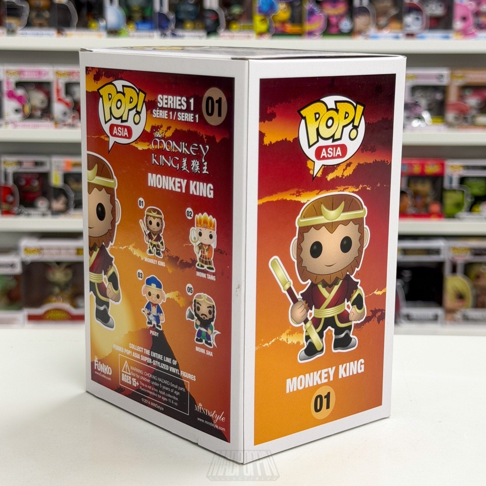 Funko Pop Asia Monkey King 01 Supernatural Chinese Mythology Toy Vinyl Figure