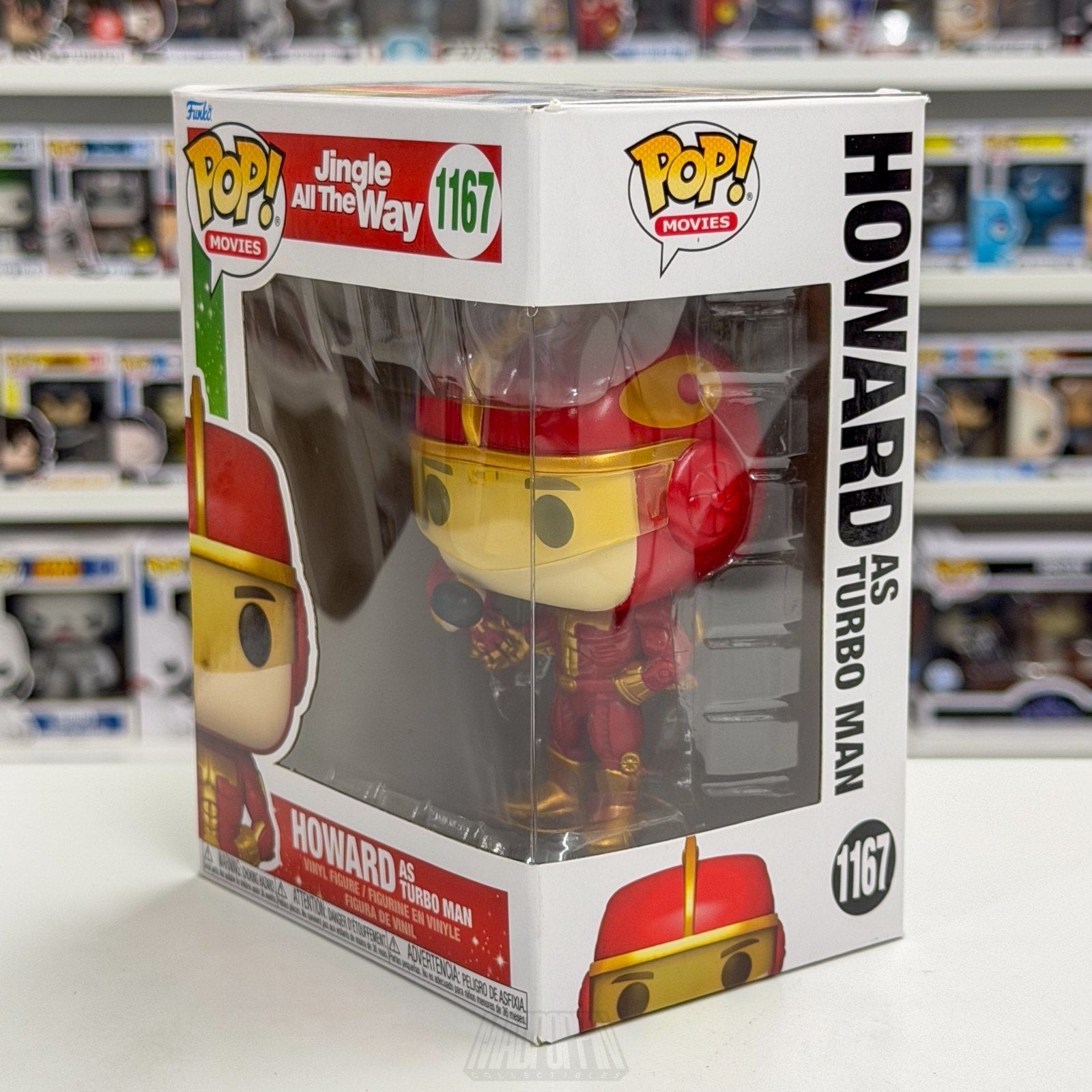 Funko Pop Movies Jingle All the Way Howard as Turbo Man 1167 Toy Vinyl Figure