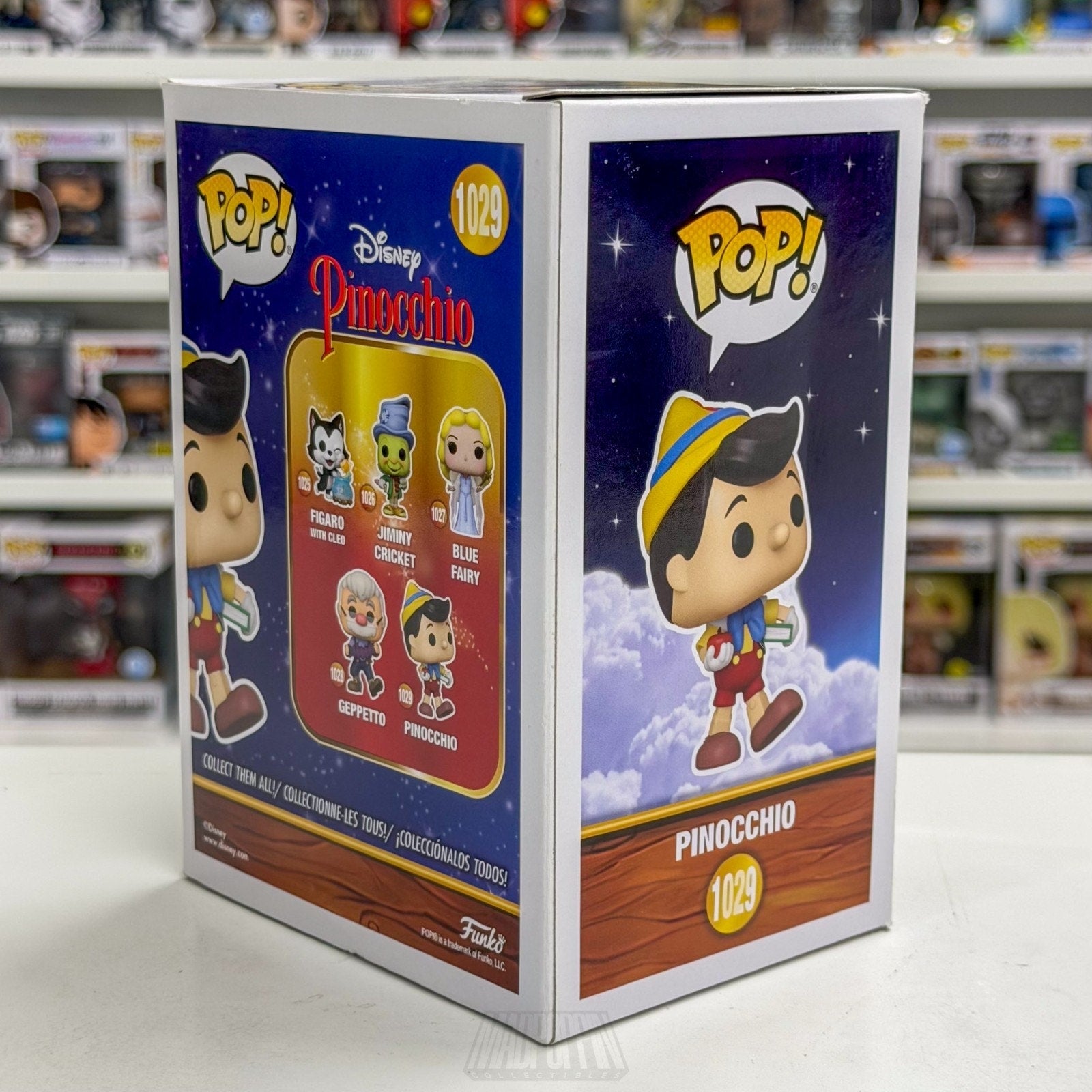 Funko Pop Disney Pinocchio 1029 Animated Boy Wooden Puppet Toy Vinyl Figure