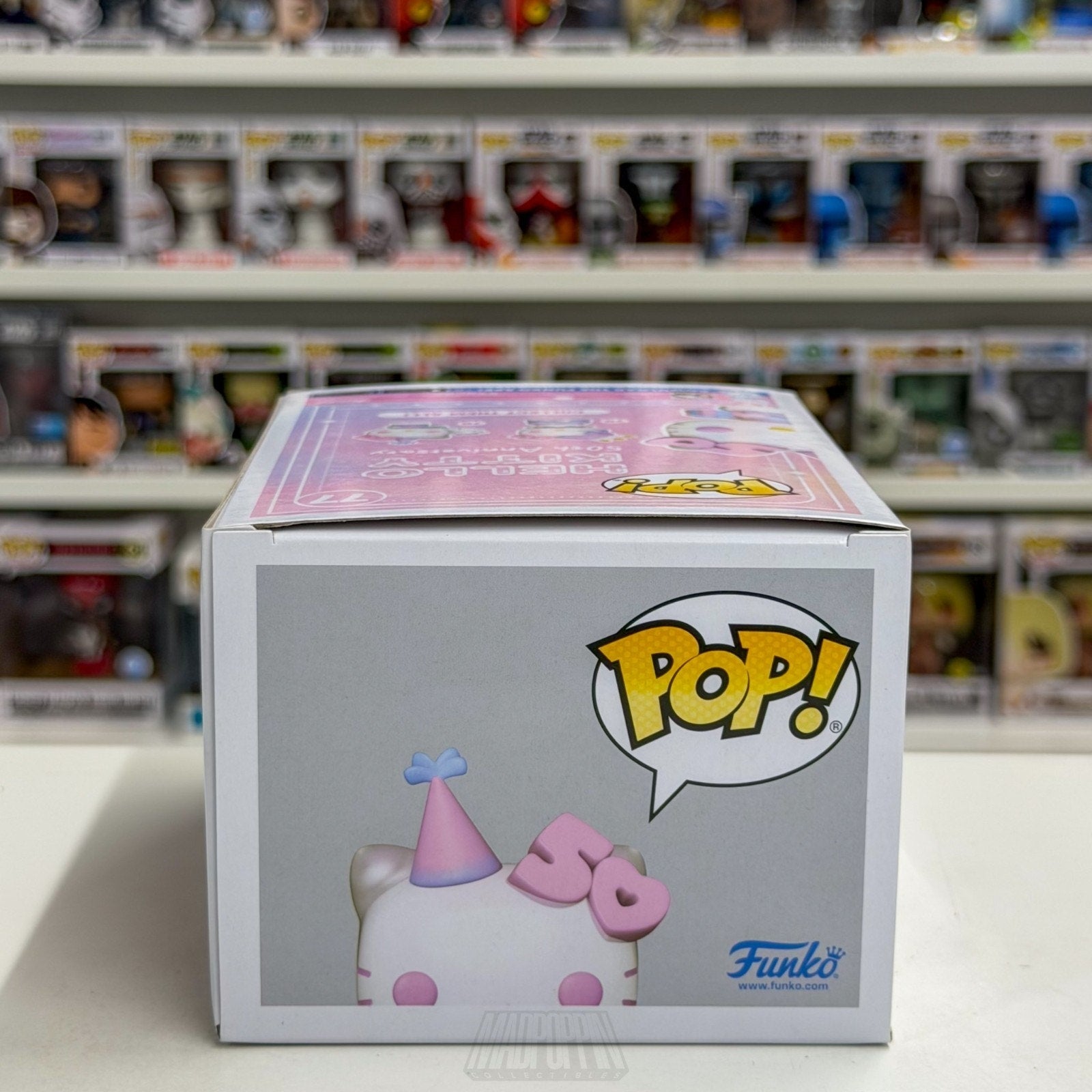 Funko Pop Sanrio Hello Kitty Glitter Exclusive 77 Kawaii White Cat Vinyl Figure