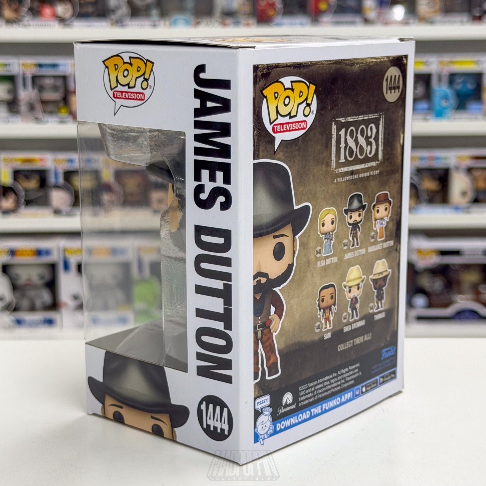 Funko Pop TV 1883 Yellowstone Origin Story James Dutton 1444 Western Toy Figure