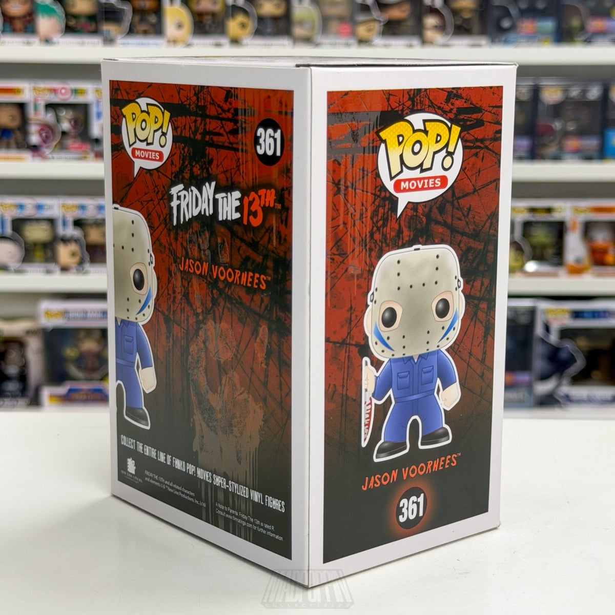 Funko Pop Movies Friday 13th Jason Voorhees Part V Blue Hot Topic 361 Toy Figure