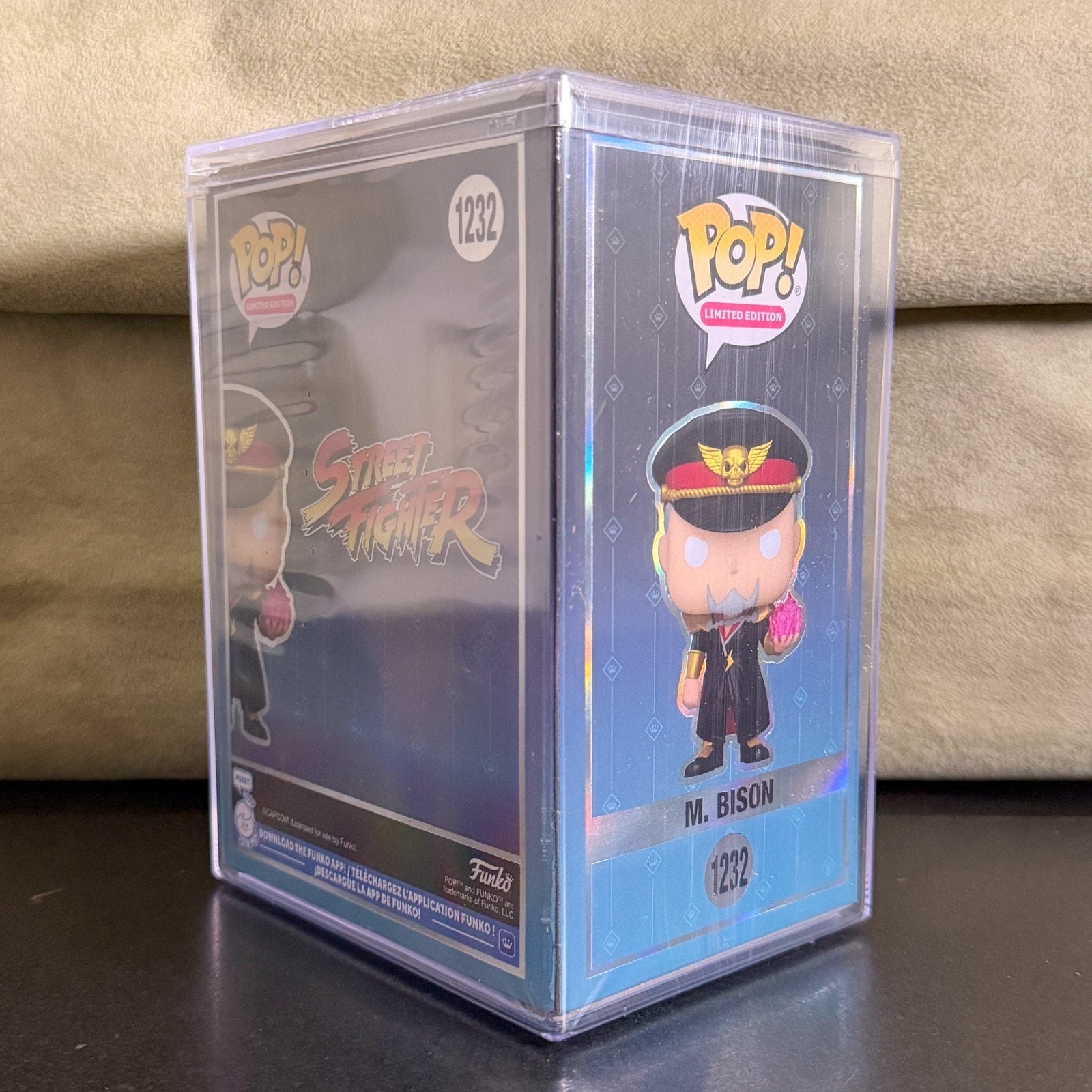 Funko Pop Street Fighter M. Bison Glow 1232 LE 1500 SDCC 2026 LEGENDARY Figure
