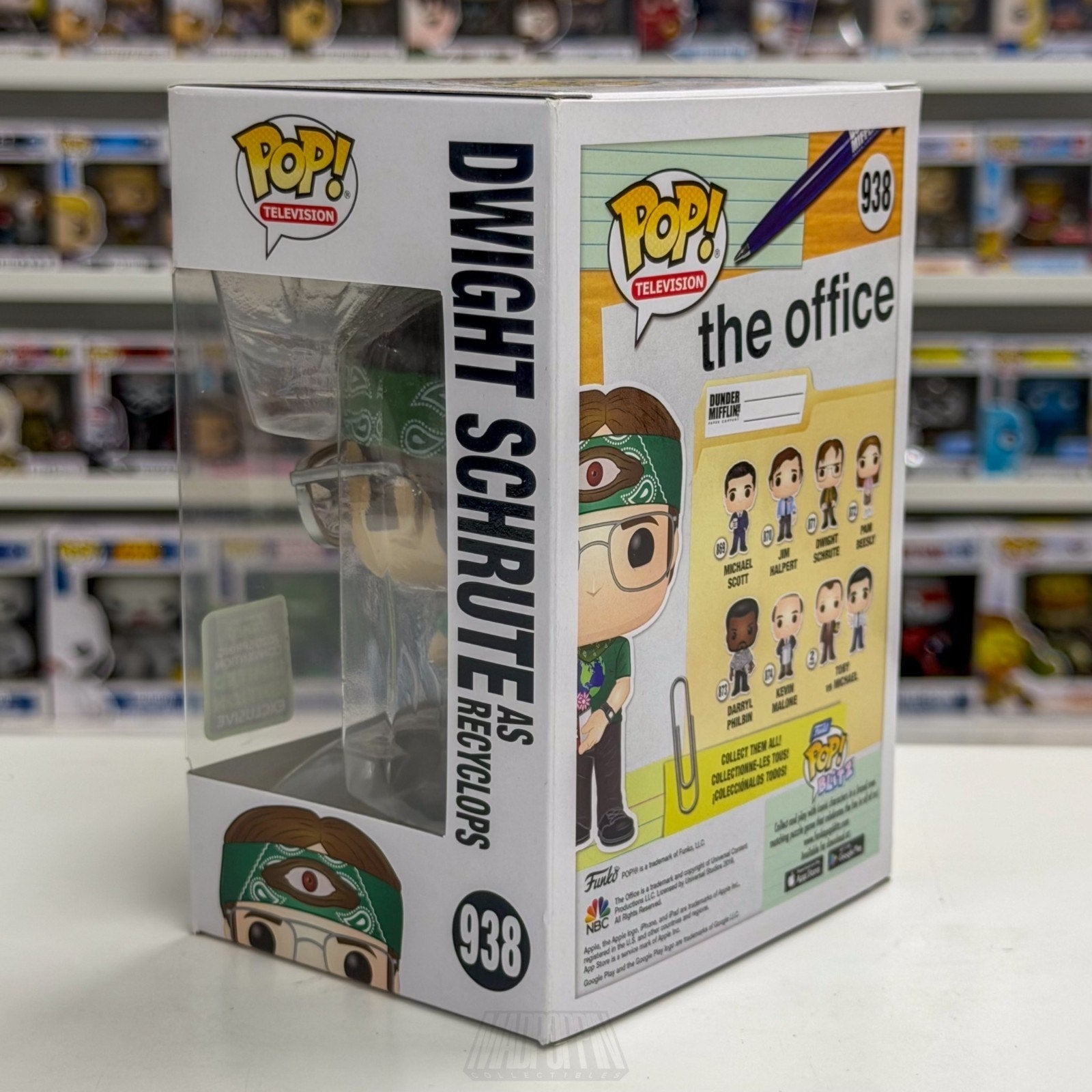 Funko Pop TV The Office Dwight Schrute as Recyclops ECCC 938 Toy Vinyl Figure