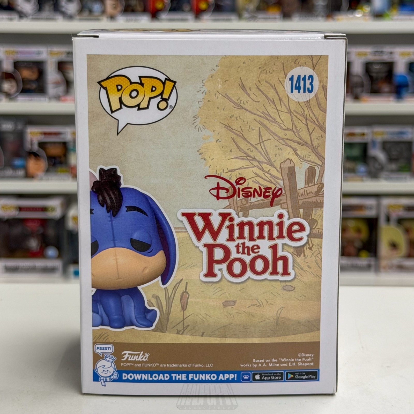Funko Pop Disney Winnie the Pooh Eeyore with Balloon BoxLunch 1413 Vinyl Figure