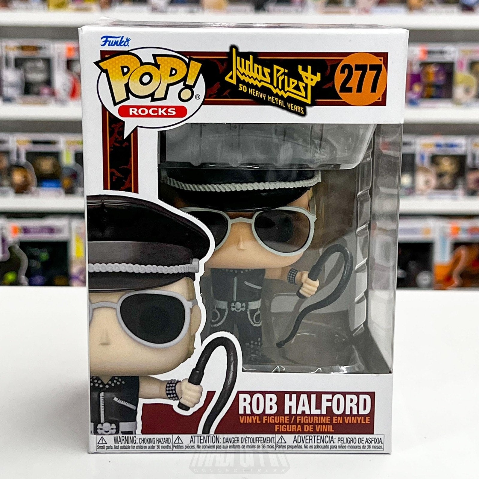 Funko Pop Rocks Judas Priest 50 Heavy Metal Years Rob Halford 277 Vinyl Figure