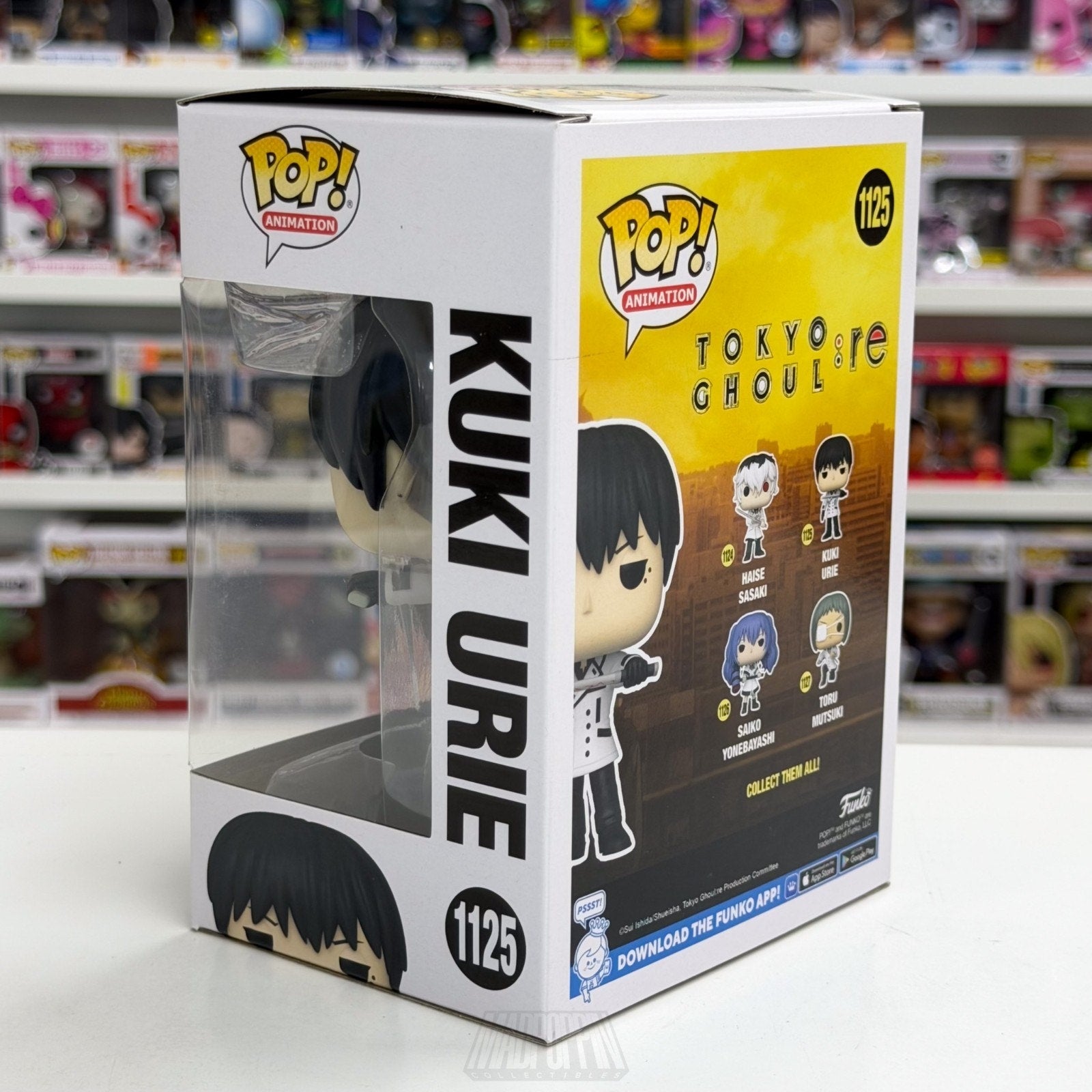 Funko Pop Anime Tokyo Ghoul:re Kuki Urie 1125 Japanese Manga Toy Vinyl Figure