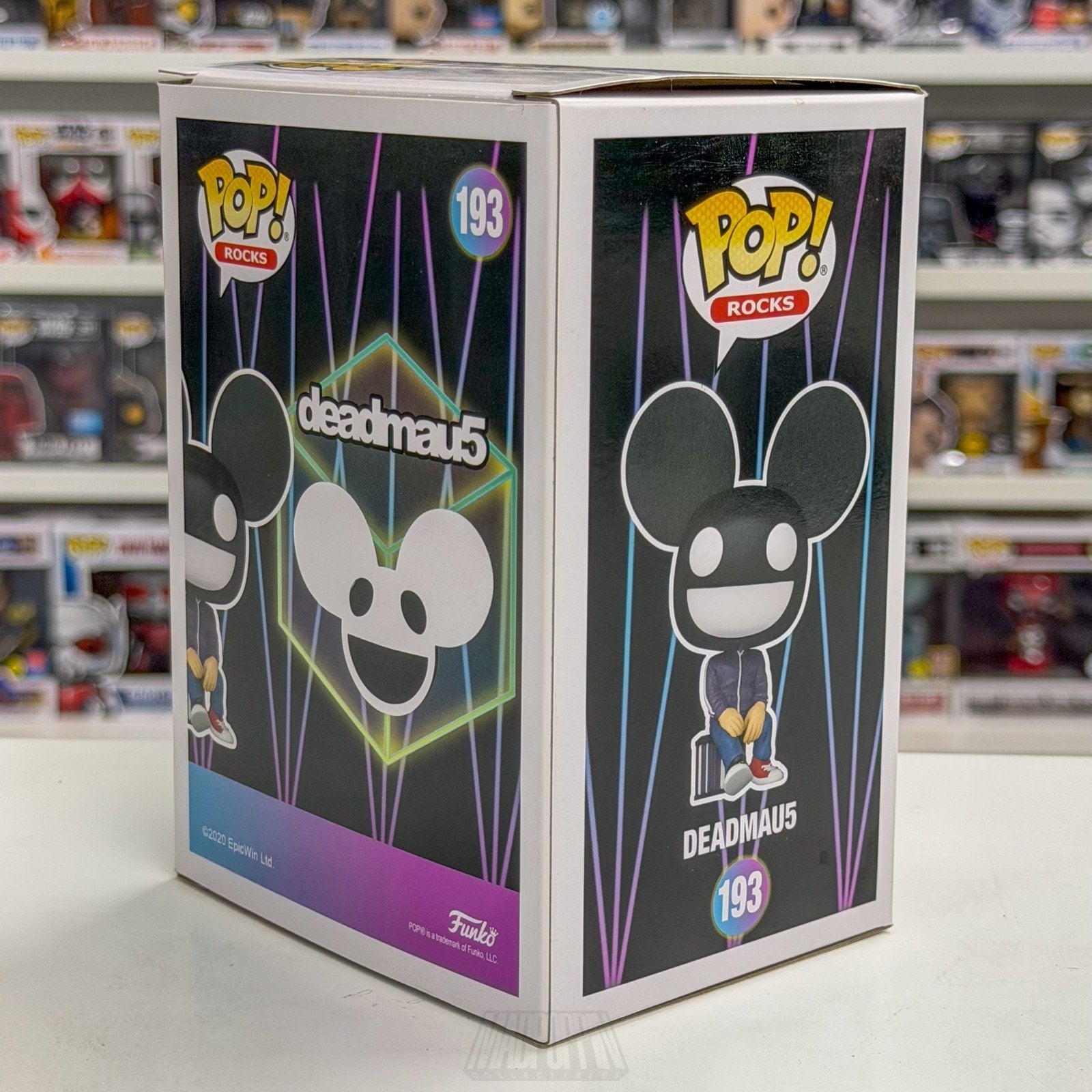Funko Pop Rocks Deadmau5 Glow 193 Canadian EDM Electronic DJ Toy Vinyl Figure