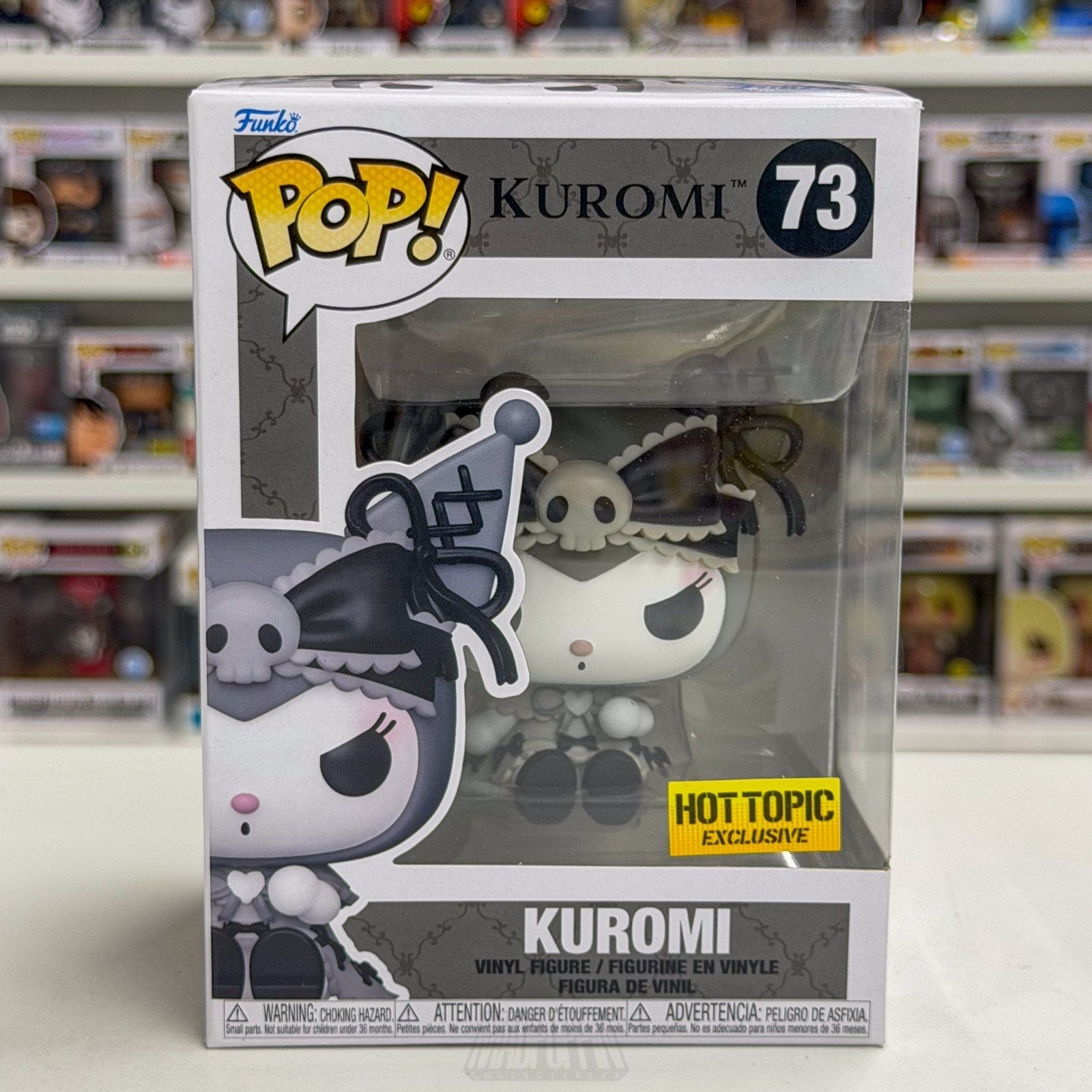 Funko Pop Sanrio Kuromi Lolita Hot Topic 73 Kawaii Cute Rabbit Toy Vinyl Figure