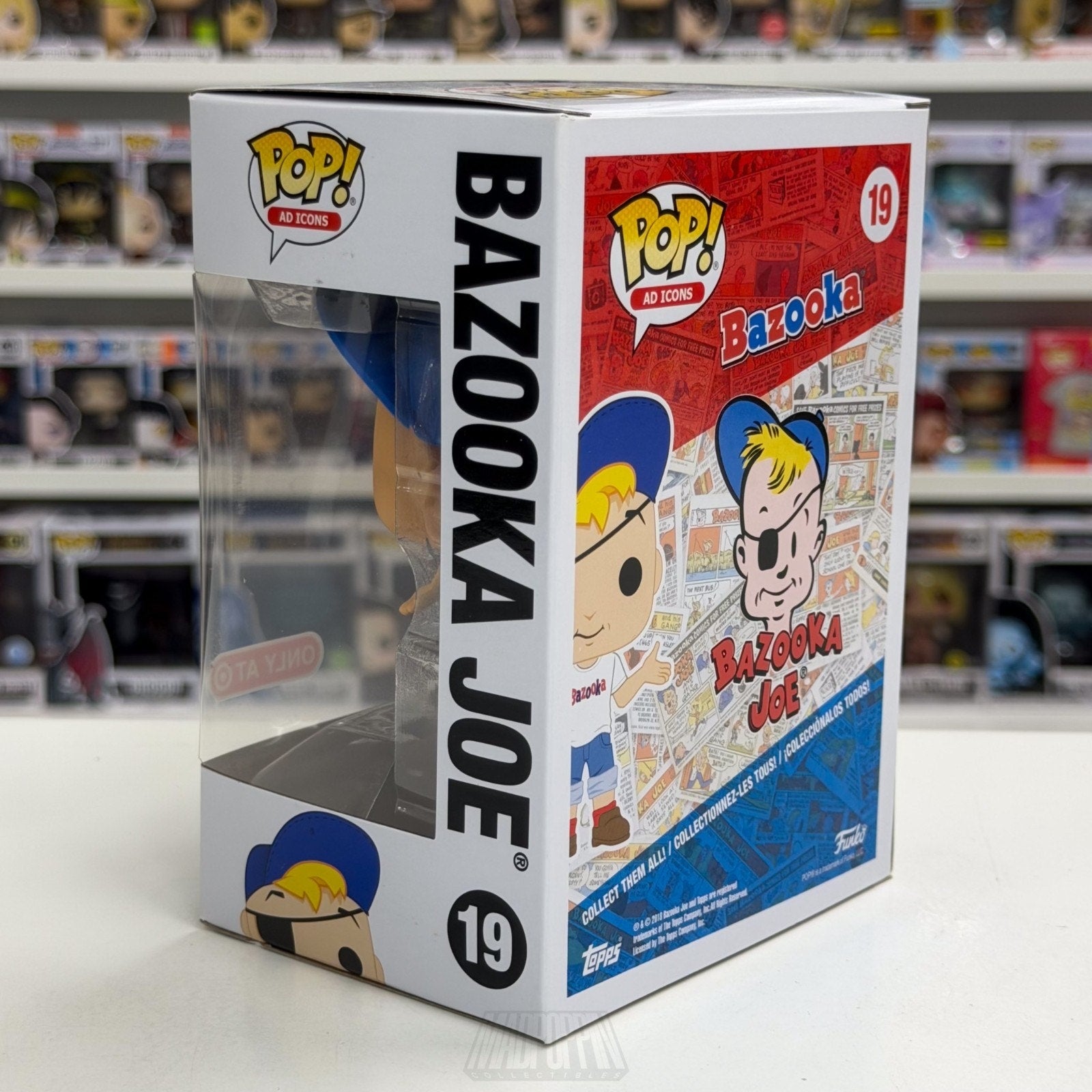 Funko Pop Ad Icons Bazooka Joe Target Excl 19 Bubble Gum Mascot Toy Vinyl Figure