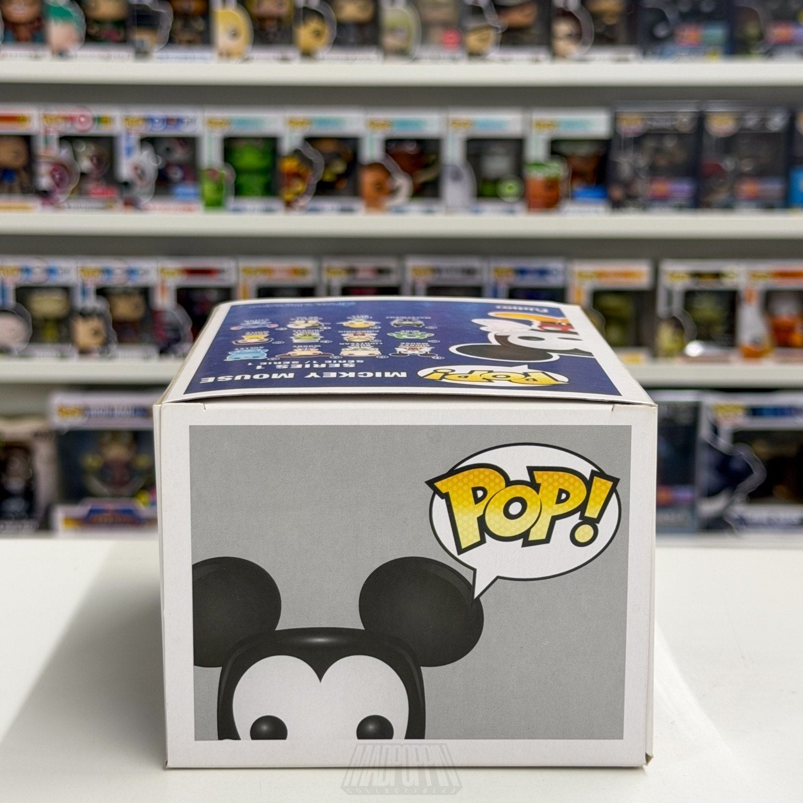 Funko Pop Disney Mickey Mouse Blue Logo Original 01 Mascot Walt Toy Vinyl Figure
