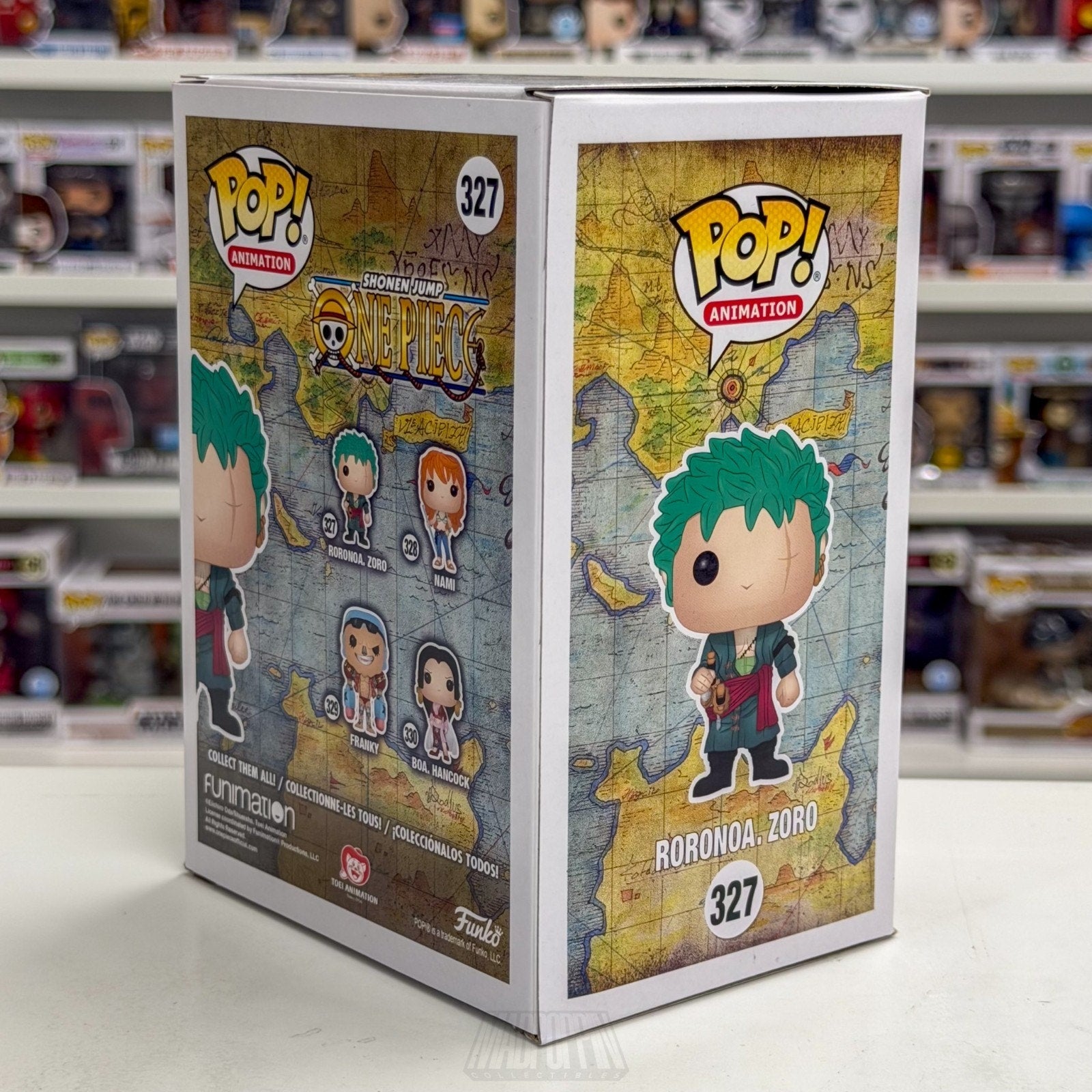 Funko Pop Anime One Piece Roronoa Zoro 327 Pirate Hunter Japan Manga Toy Figure