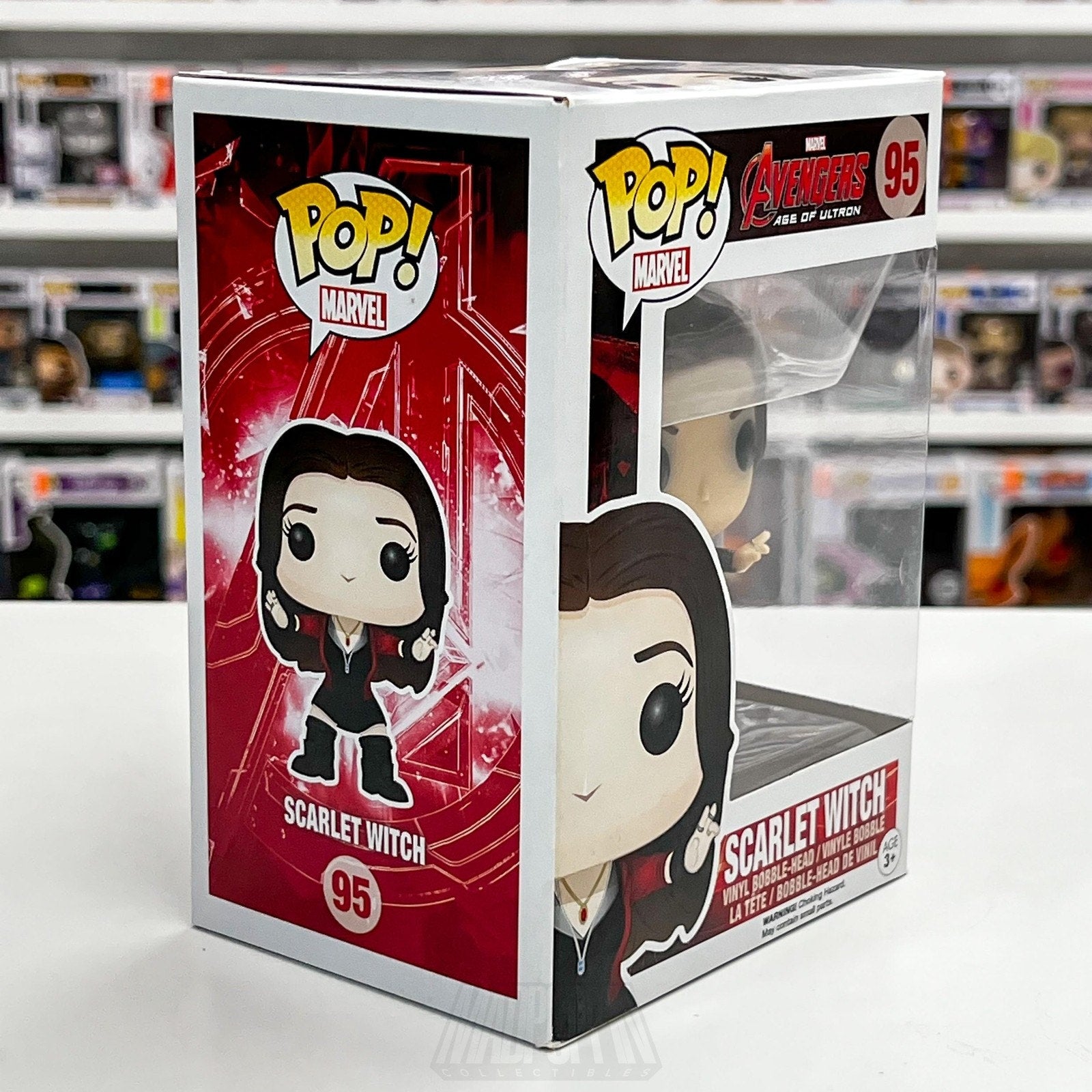 Funko Pop Marvel Avengers Age of Ultron Scarlet Witch 95 Vinyl Bobblehead Toy