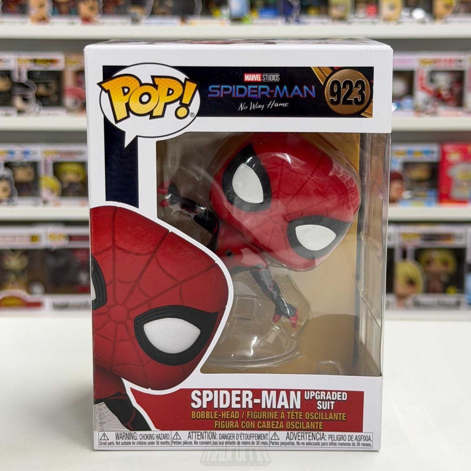 Funko Pop Marvel Spider-Man No Way Home Upgraded Suit 923 Superhero Vinyl Figure