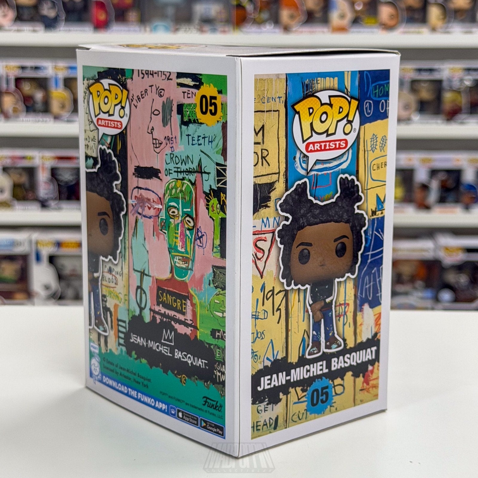 Funko Pop Artists Jean-Michel Basquiat 05 Neo Expressionism Graffiti Rare Figure
