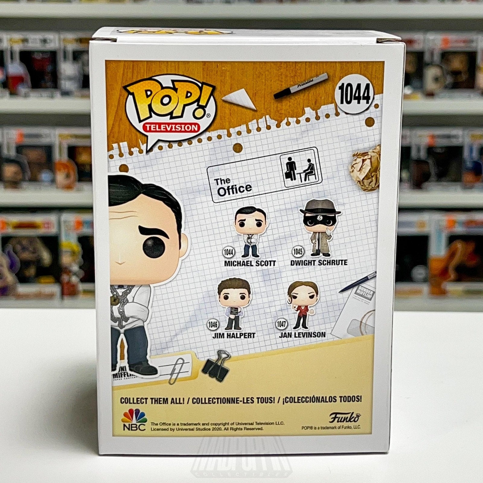Funko Pop TV The Office Michael Scott Straight Jacket 1044 Sitcom Vinyl Figure