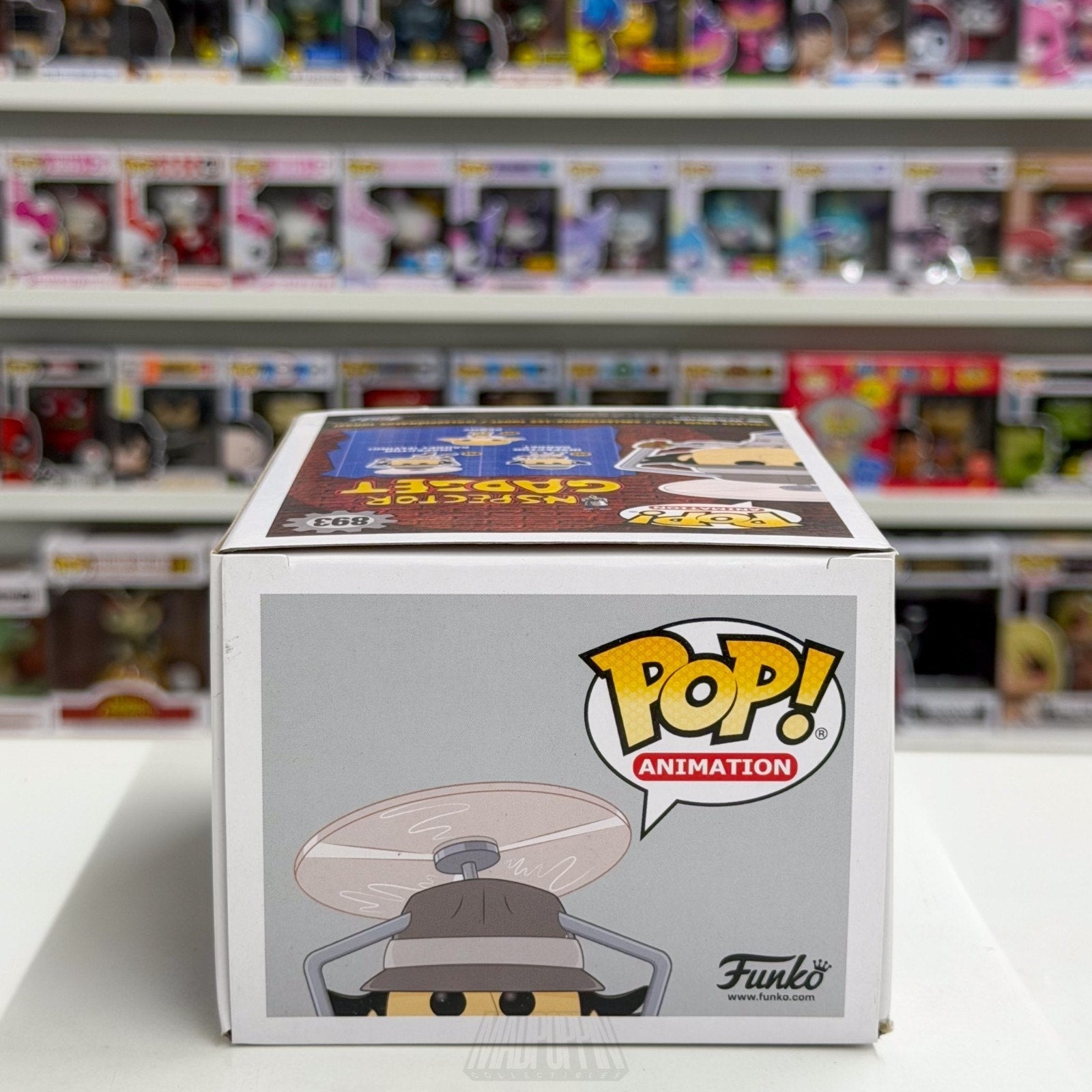 Funko Pop Animation Inspector Gadget Flying 893 Dimwitted Cyborg Vinyl Figure