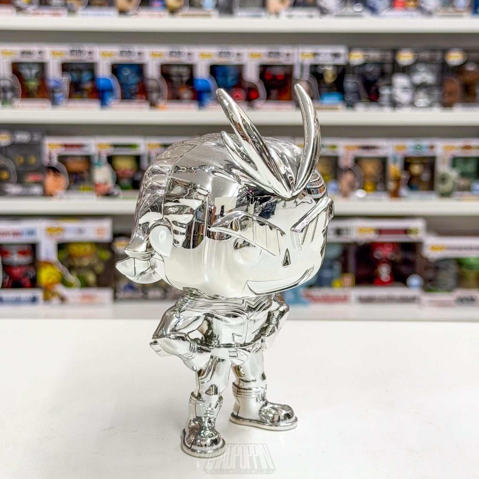 Funko Pop Anime My Hero Academia All Might Silver Chrome OOB Toy Vinyl Figure