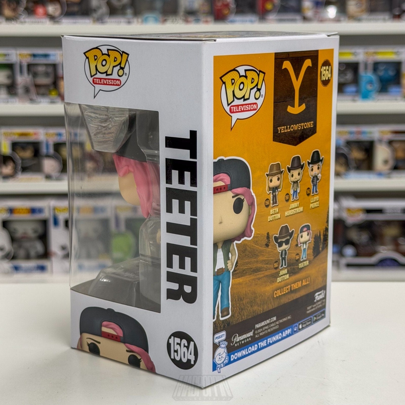 Funko Pop Television Yellowstone Teeter 1564 Neo Western Drama Toy Vinyl Figure