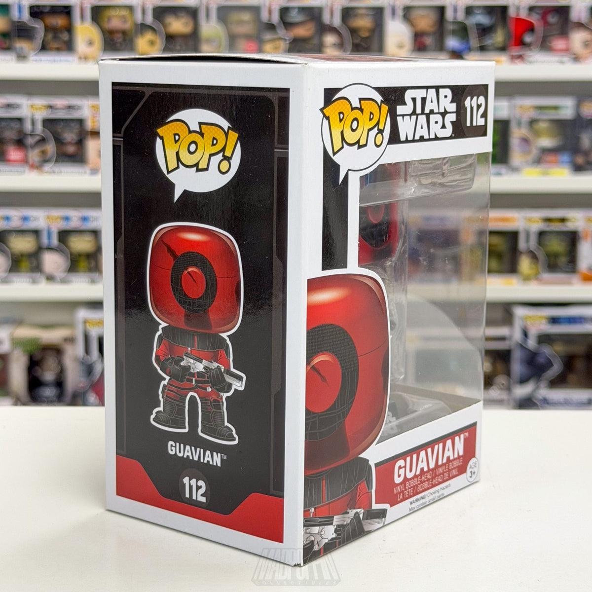 Funko Pop Star Wars EP 7 Force Awakens Guavian 112 Red Armor Toy Vinyl Figure