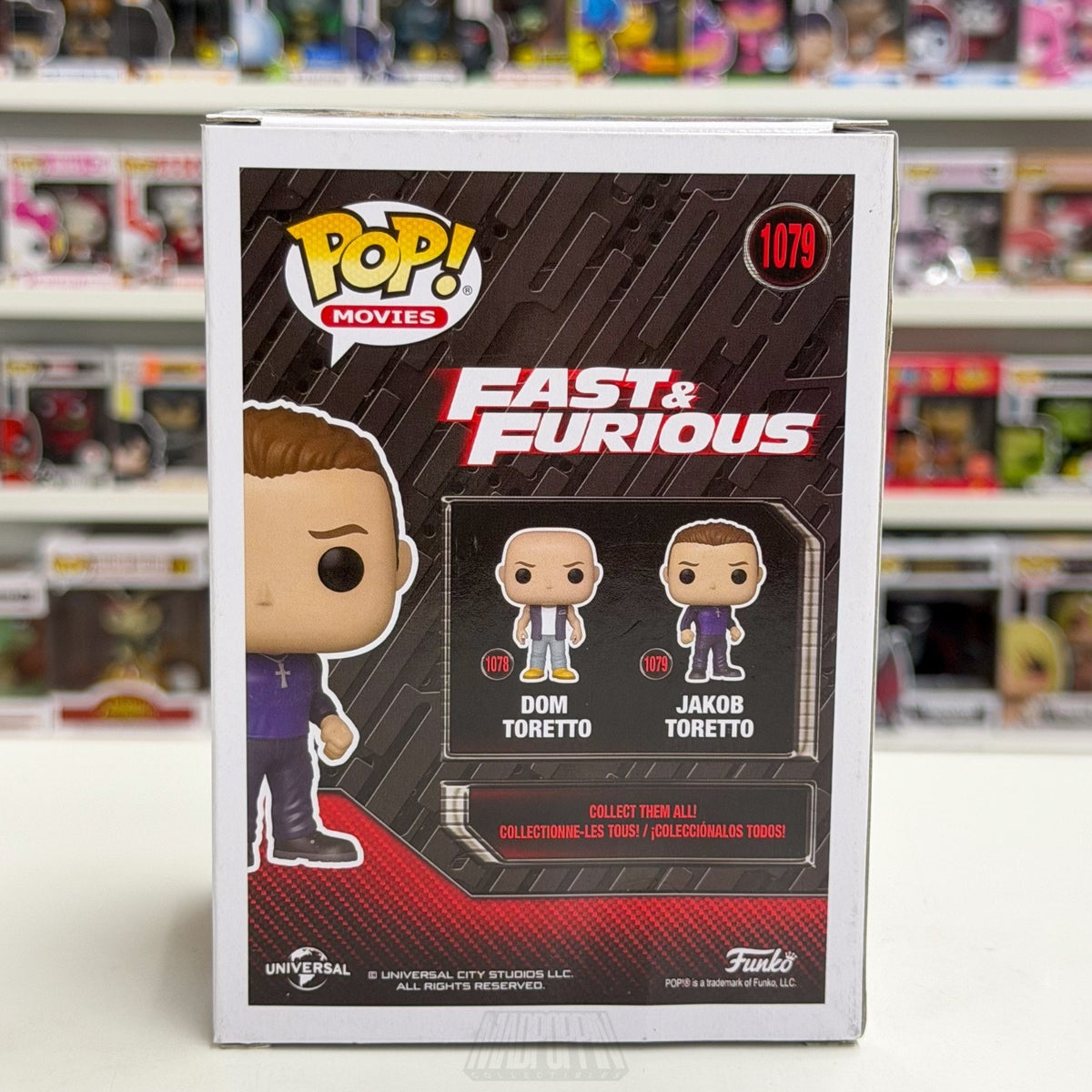 Funko Pop Movies Fast & Furious Jakob Toretto 1079 Toy Drag Racing Vinyl Figure