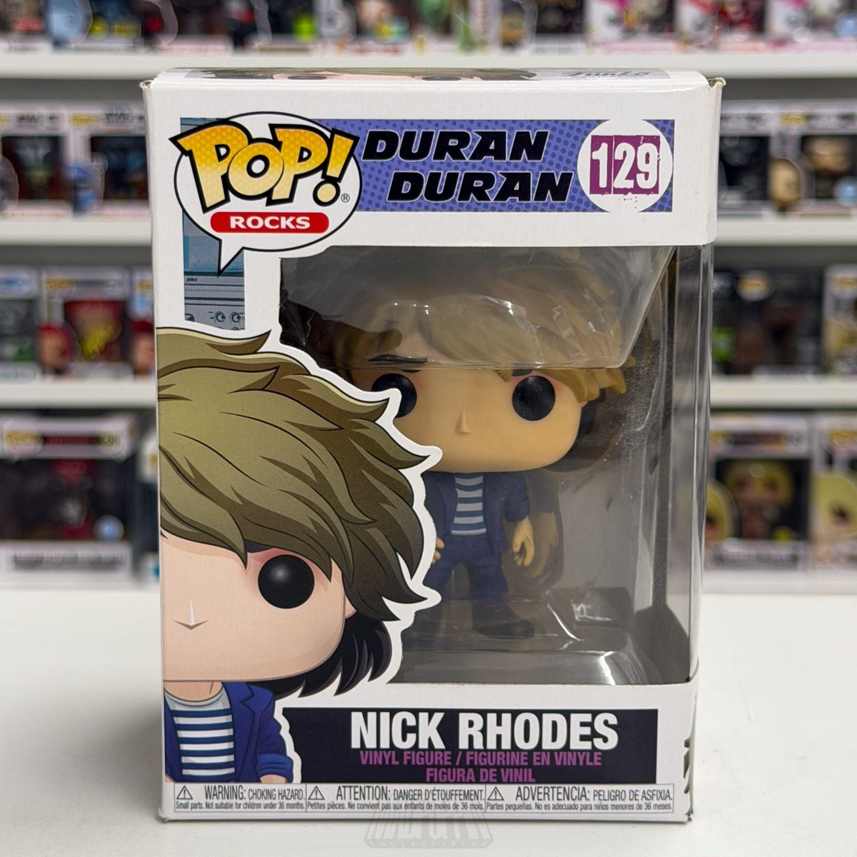 Funko Pop Rocks Duran Duran Nick Rhodes 129 Music English New Wave Vinyl Figure