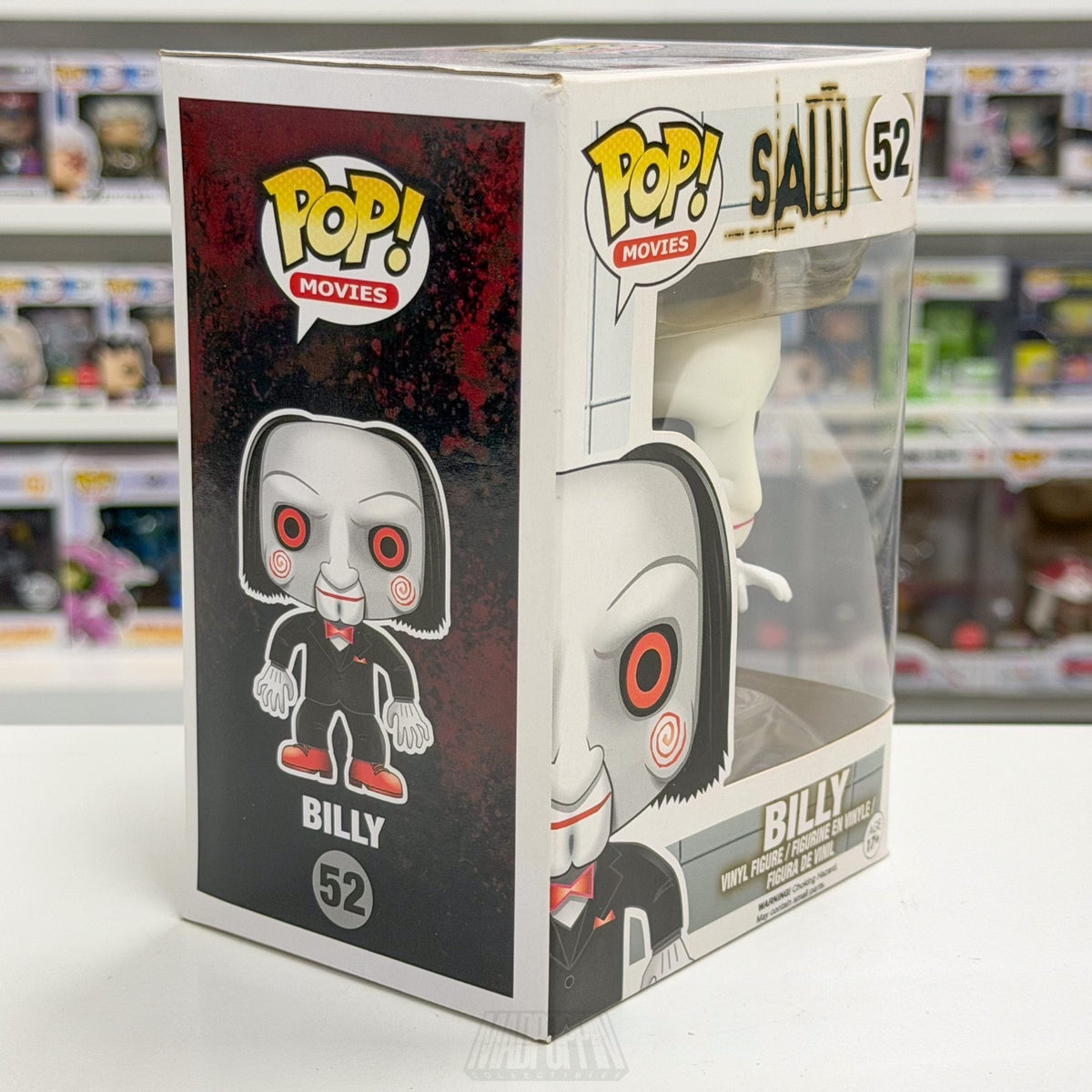 Funko Pop Movies Saw Billy the Puppet 52 Jigsaw Horror Franchise Vinyl Figure