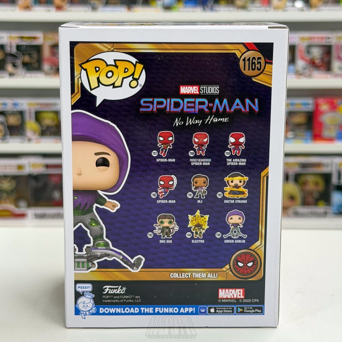Funko Pop Marvel Spider-Man No Way Home Green Goblin Unmasked 1165 Vinyl Figure