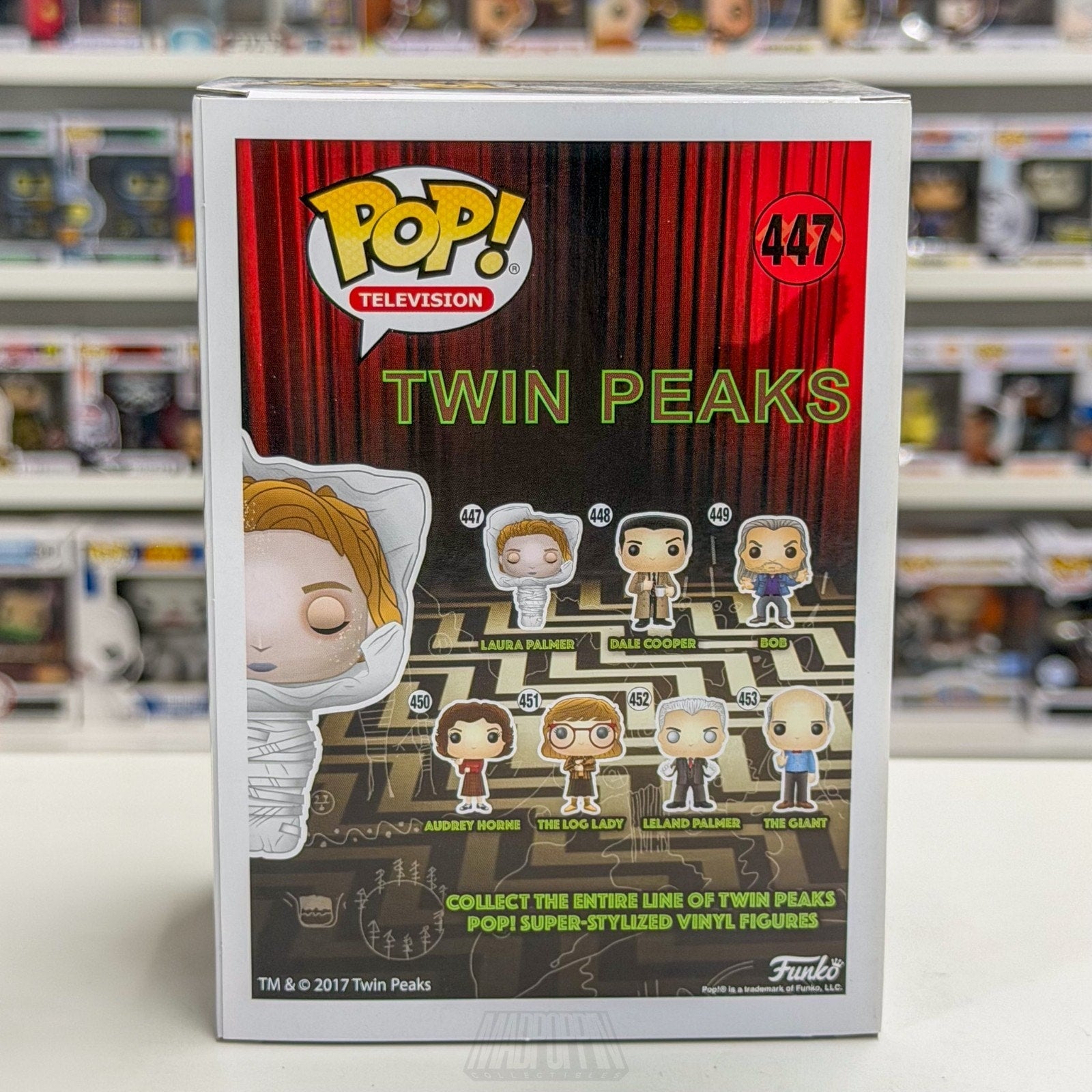 Funko Pop TV Twin Peaks Laura Palmer Wrapped Plastic 447 Vaulted Rare Toy Figure