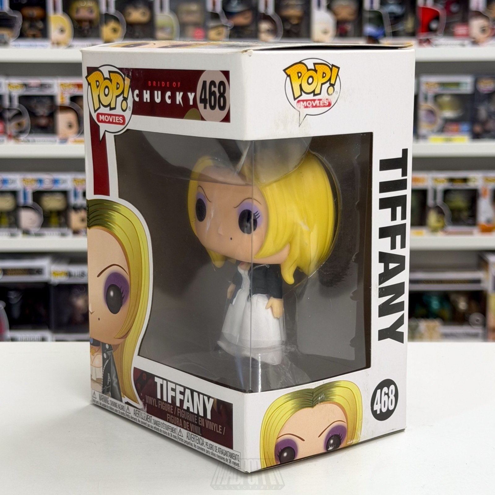 Funko Pop Movies Bride of Chucky Tiffany 468 Horror Childs Play Toy Vinyl Figure