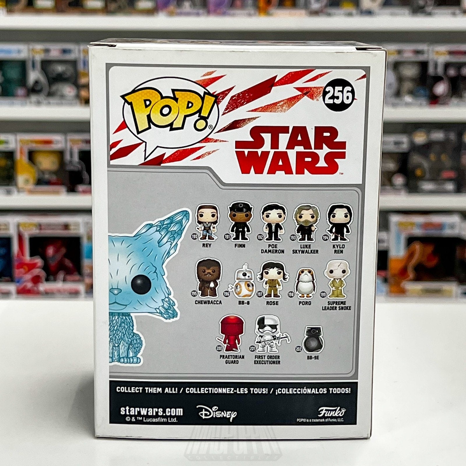 Funko Pop Star Wars Episode 8 The Last Jedi Vulptex Crystal Fox 256 Vinyl Figure